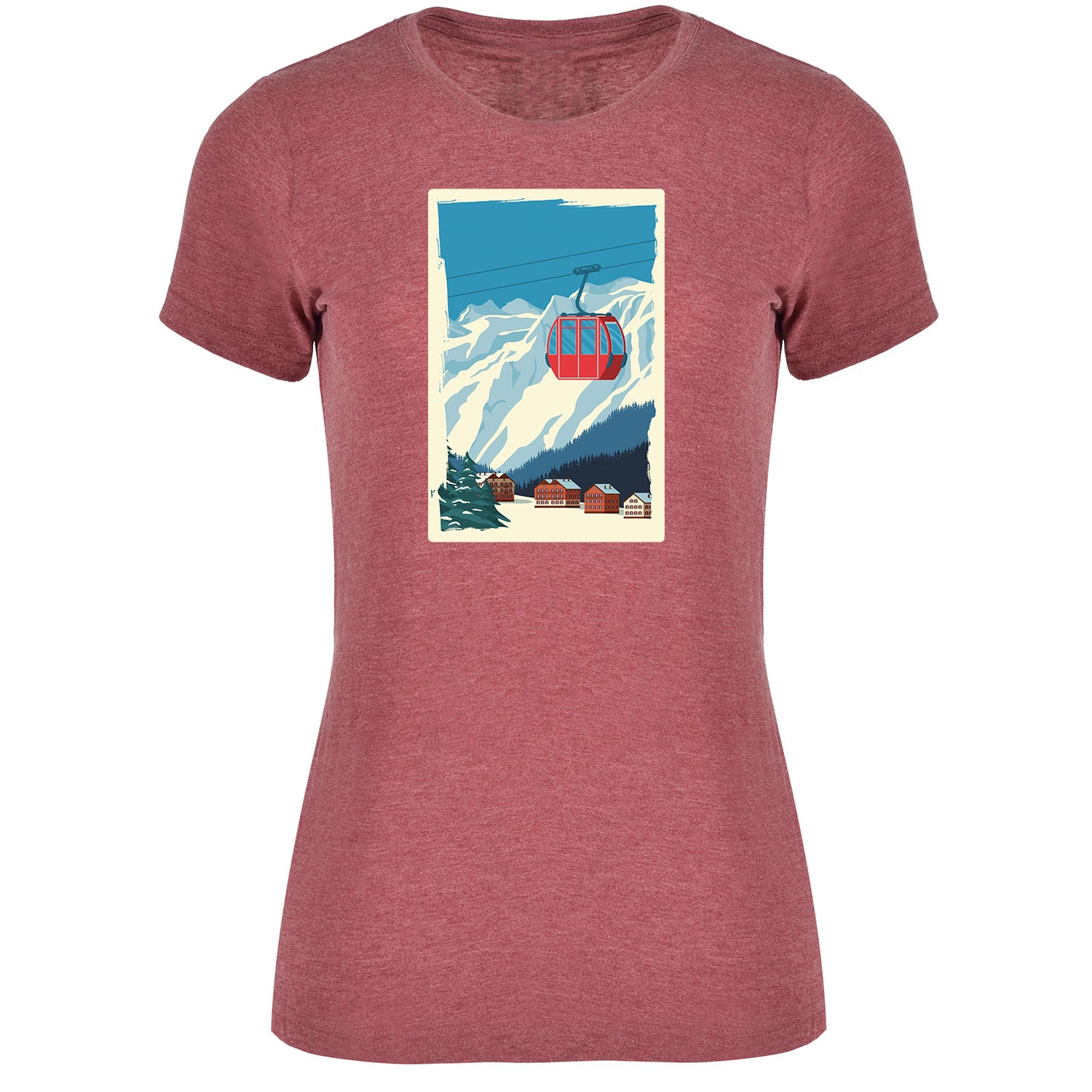 Skifoan Damen Tshirt - Datschi Trachten