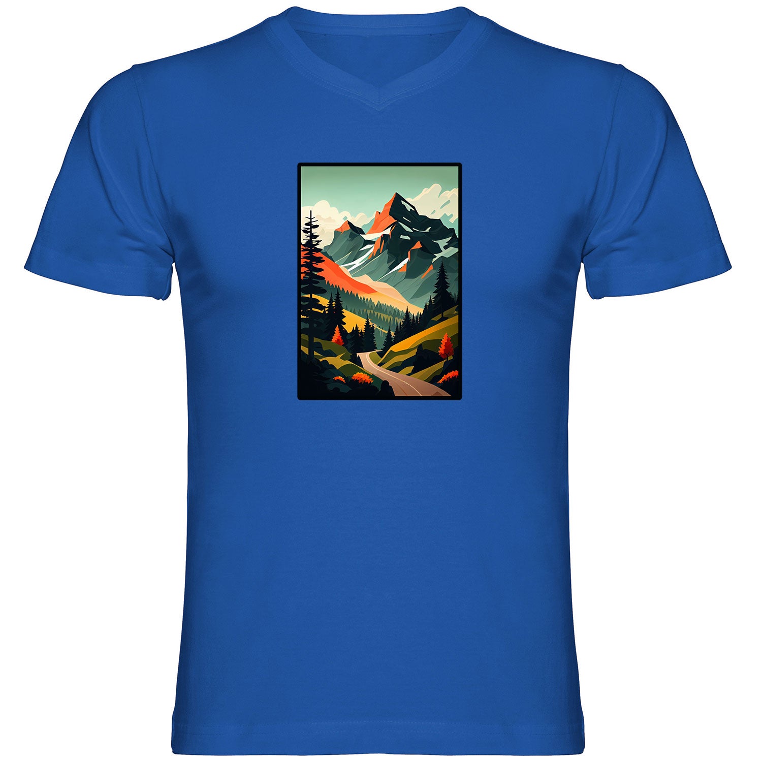 Bergmomente Herren T shirt V-Ausschnitt - Datschi Trachten