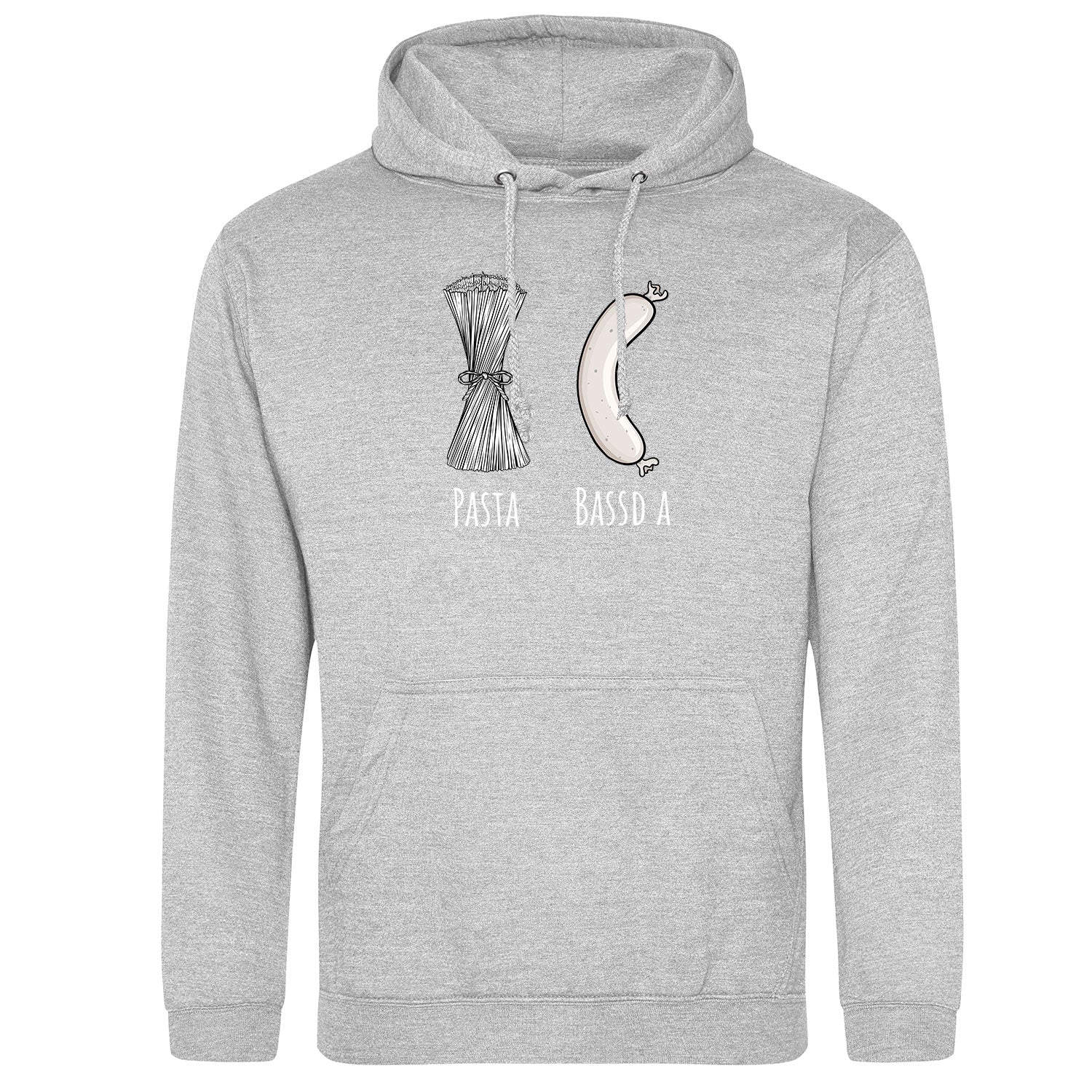 Pasta - Bassd a Weißwurst Hoodie - Datschi Trachten
