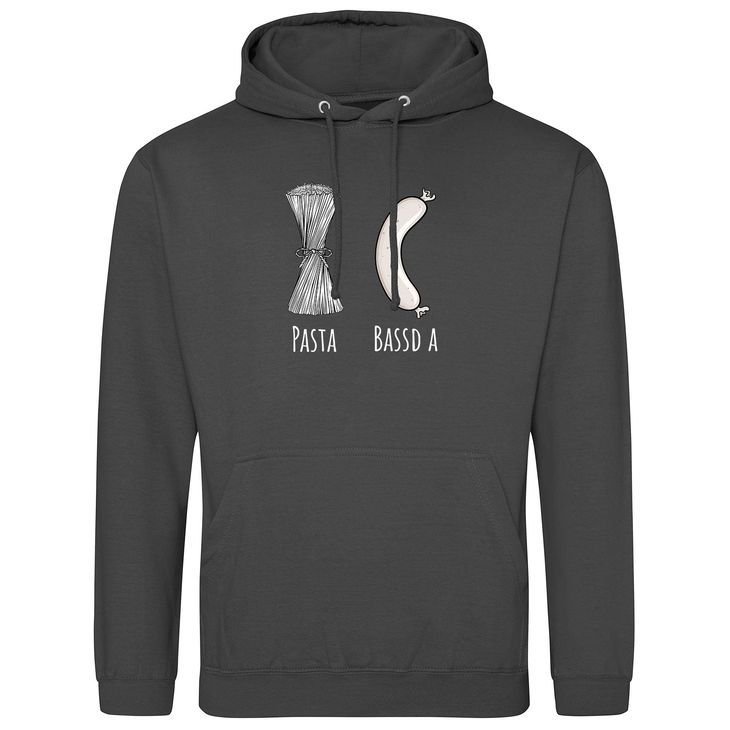 Pasta - Bassd a Weißwurst Hoodie - Datschi Trachten