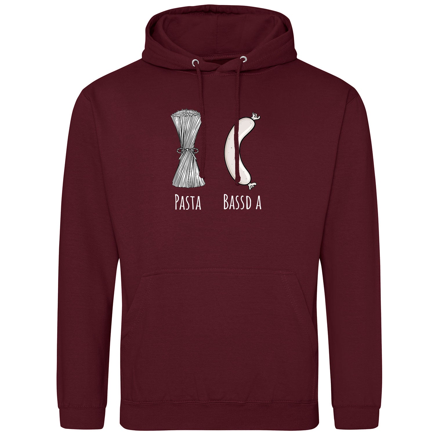 Pasta - Bassd a Weißwurst Hoodie - Datschi Trachten