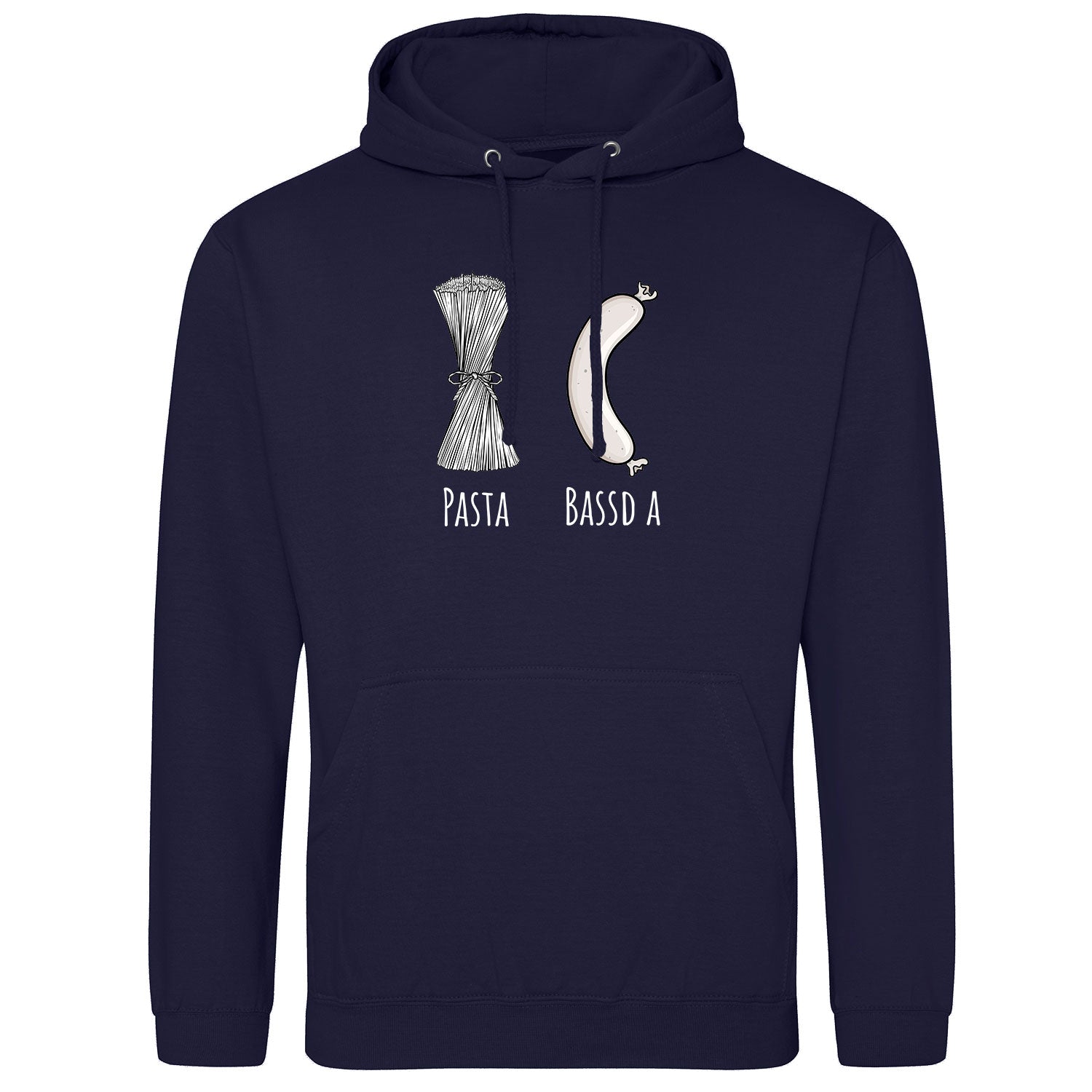 Pasta - Bassd a Weißwurst Hoodie - Datschi Trachten