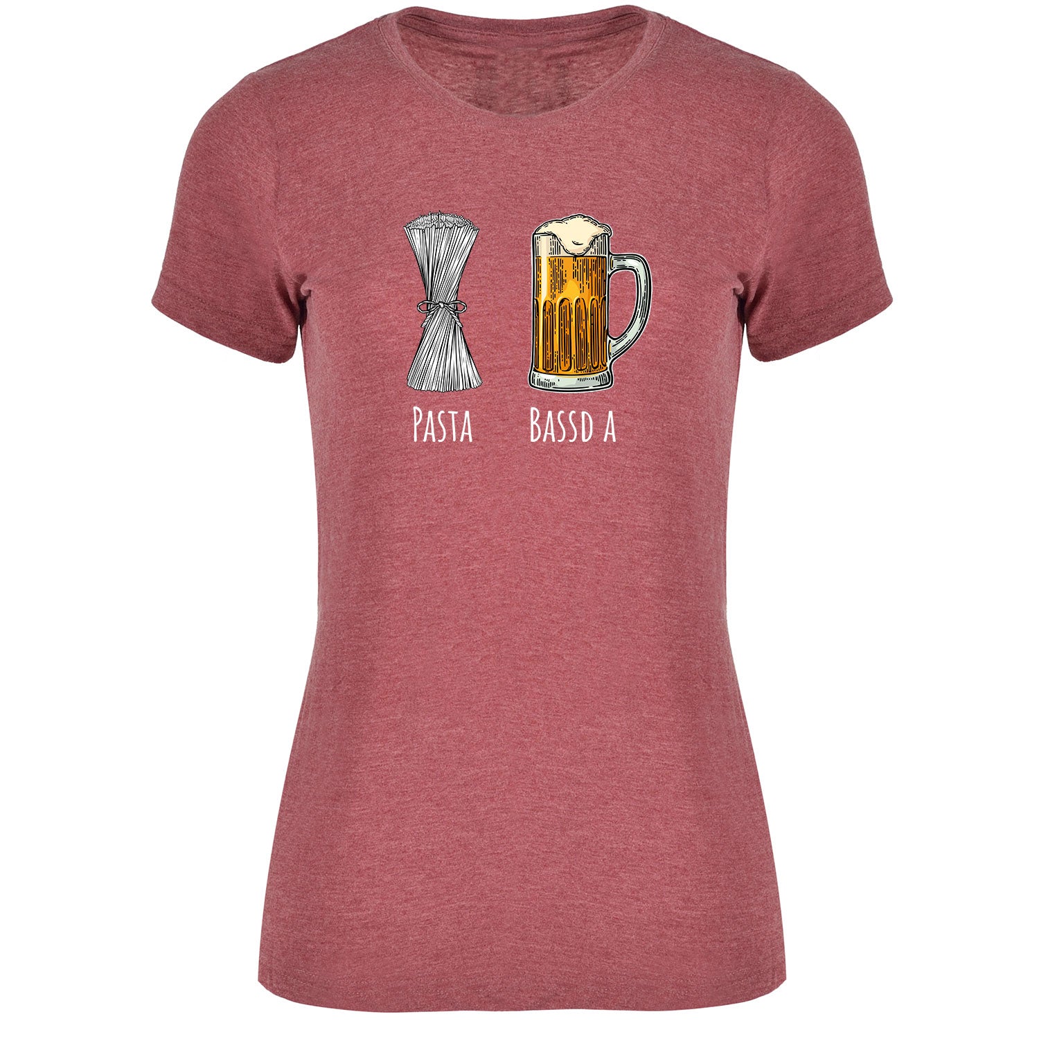 Pasta - Bassd a Bier Damen Tshirt - Datschi Trachten