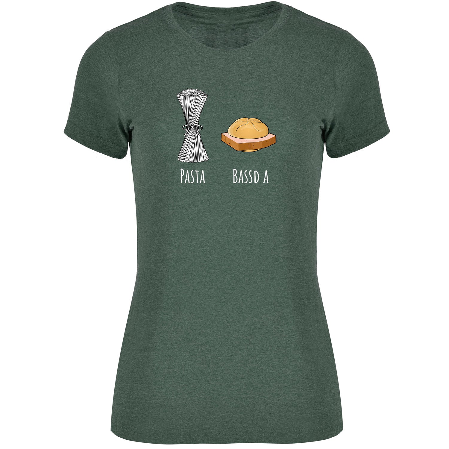 Pasta - Bassd a Leberkas Damen Tshirt - Datschi Trachten