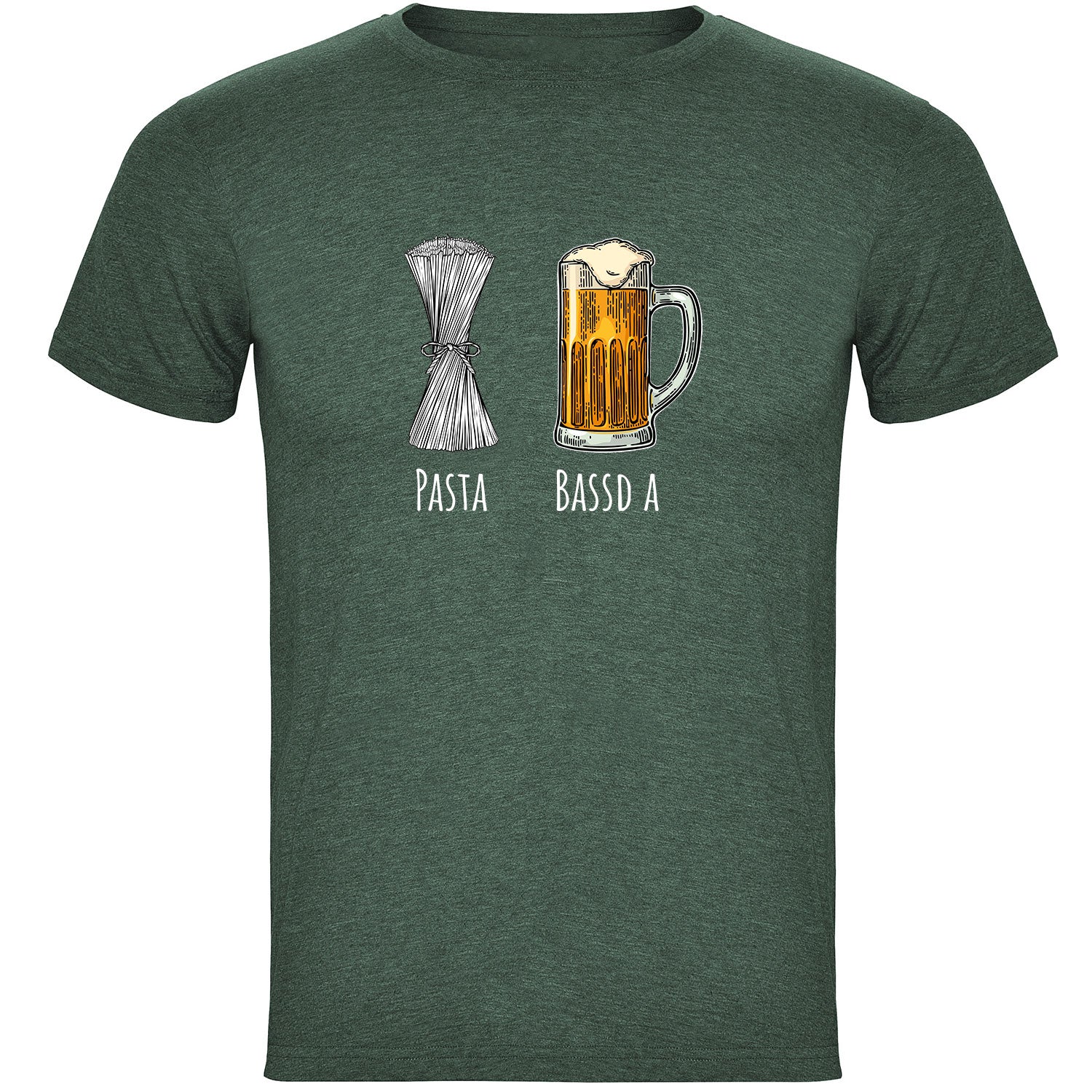 Pasta - Bassd a Bier Herren Tshirt - Datschi Trachten