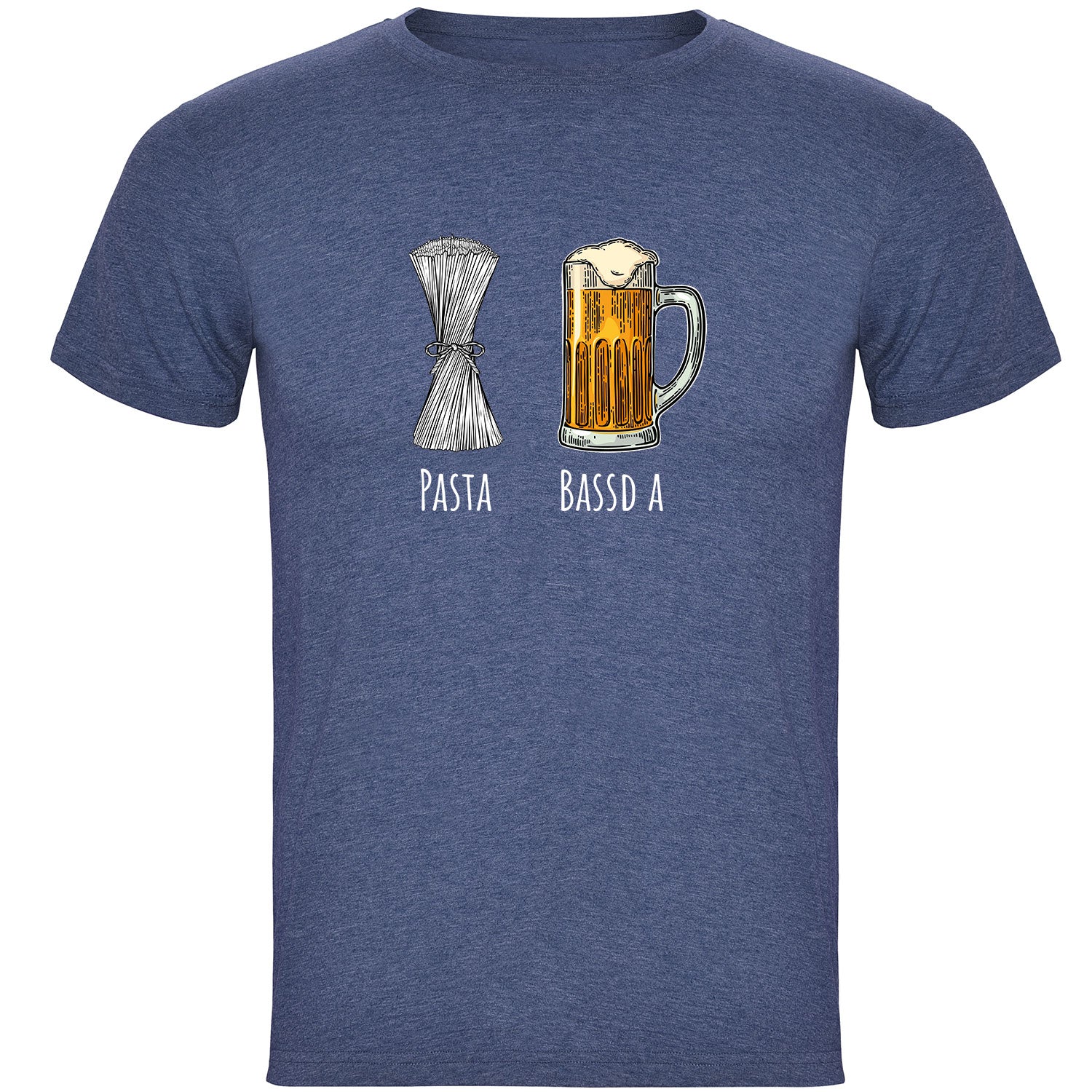 Pasta - Bassd a Bier Herren Tshirt - Datschi Trachten