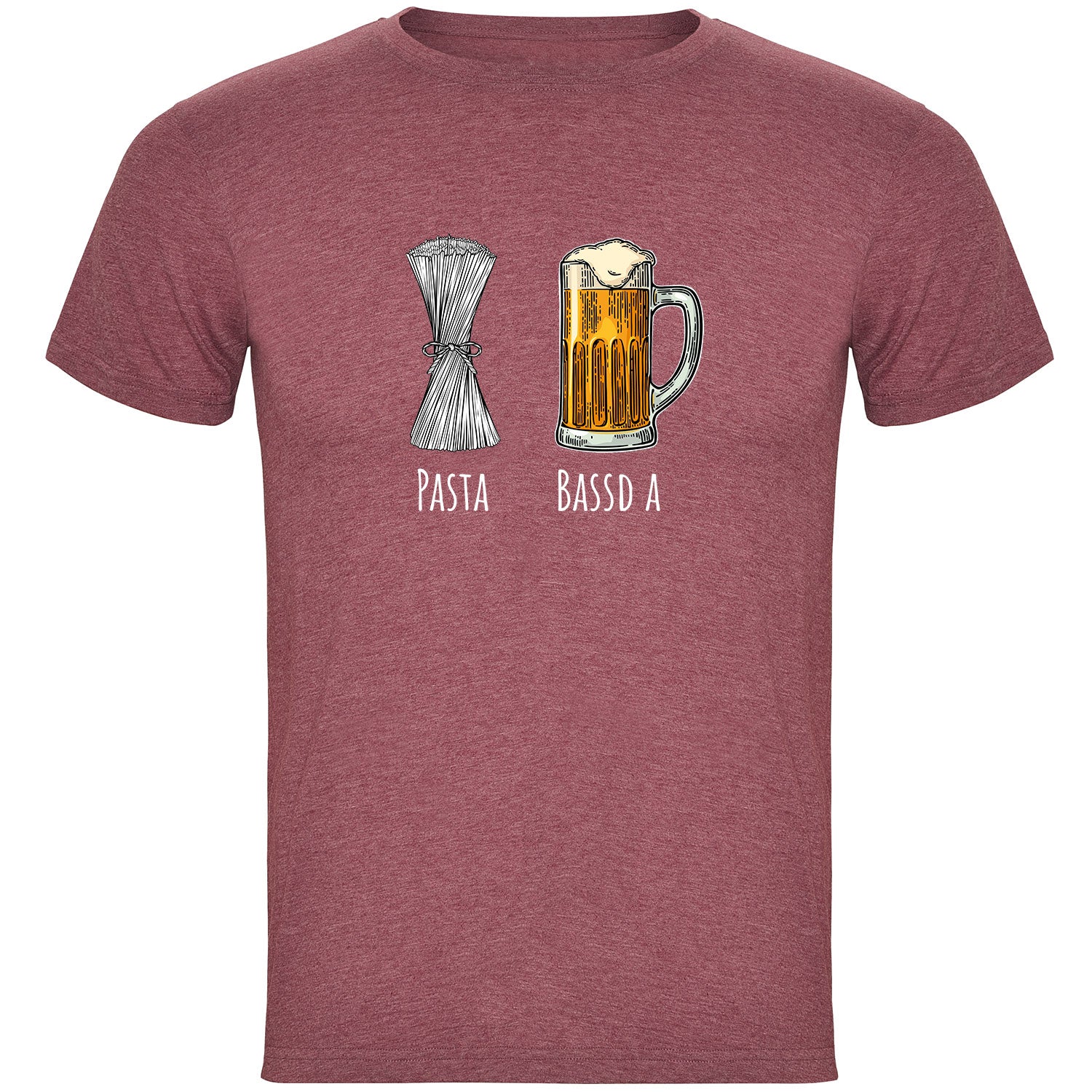 Pasta - Bassd a Bier Herren Tshirt - Datschi Trachten