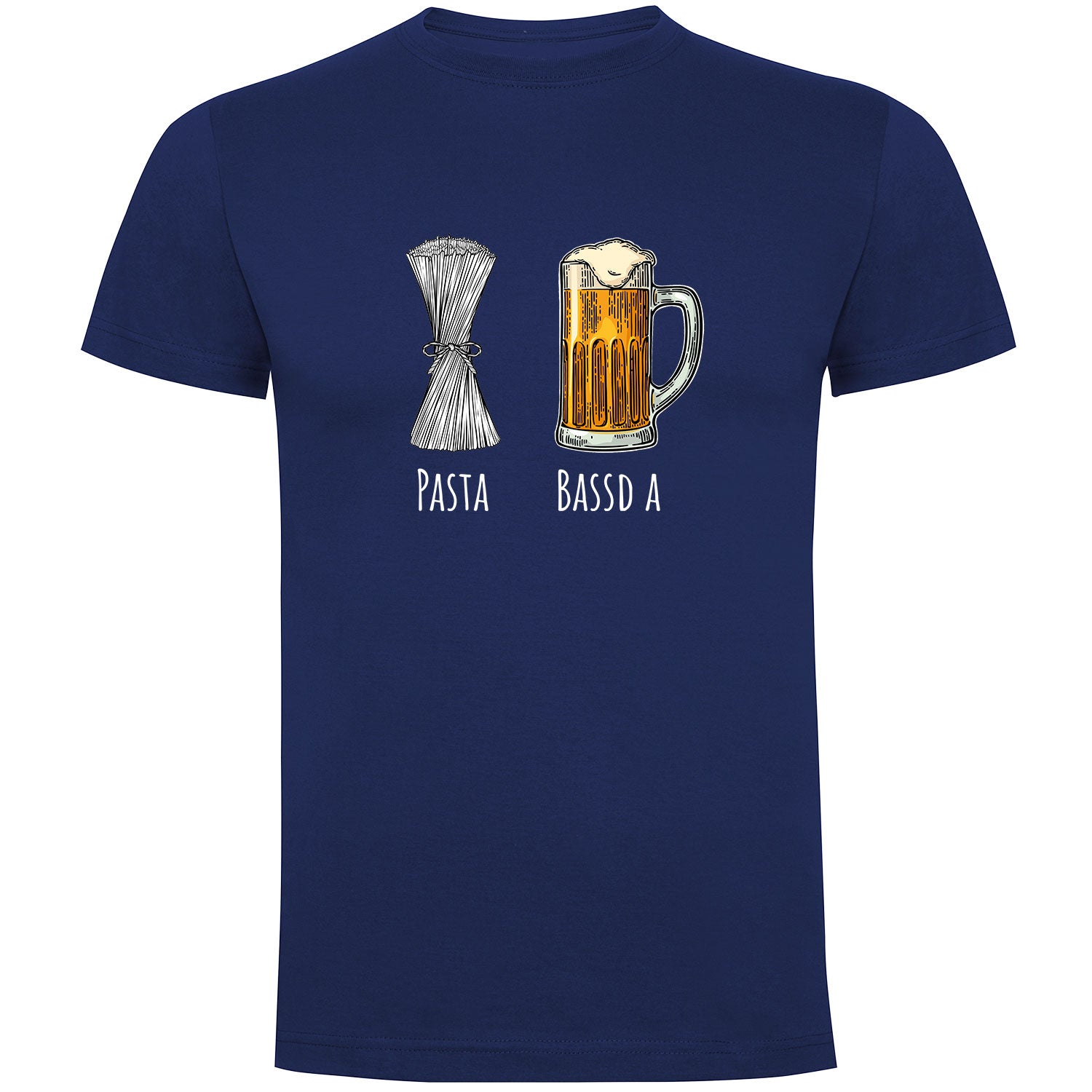 Pasta - Bassd a Bier Herren Tshirt - Datschi Trachten