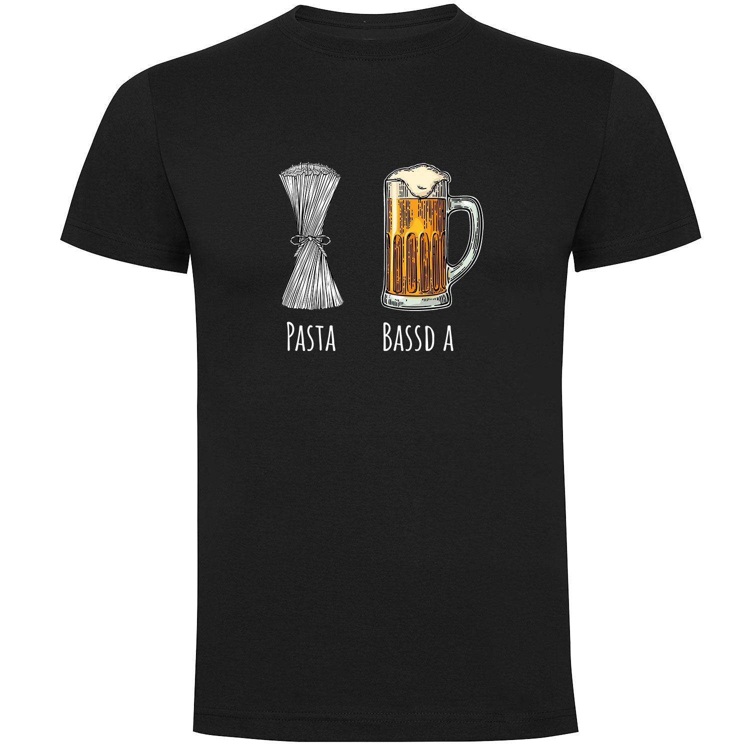 Pasta - Bassd a Bier Herren Tshirt - Datschi Trachten