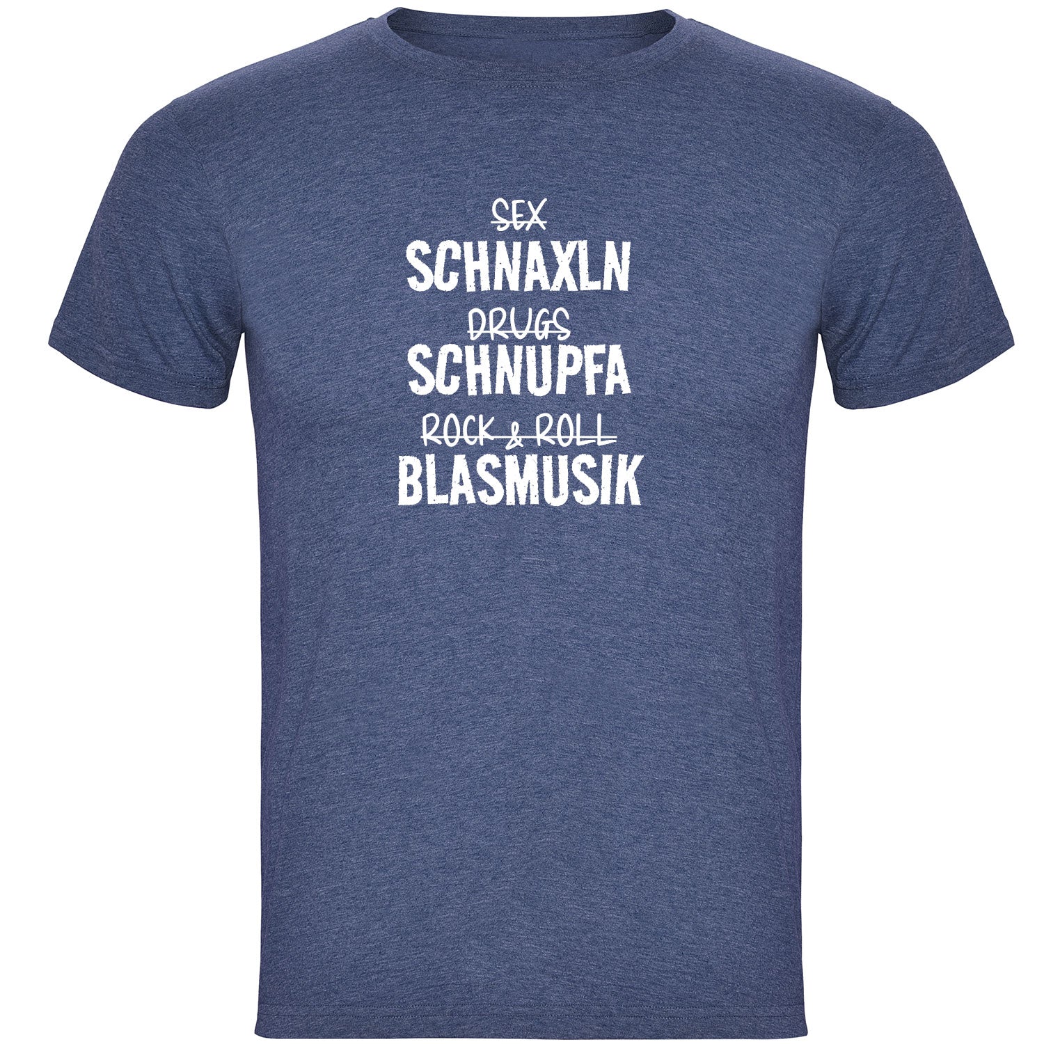 Schnaxln Schnupfa Blasmusik Herren T-shirt - Datschi Trachten