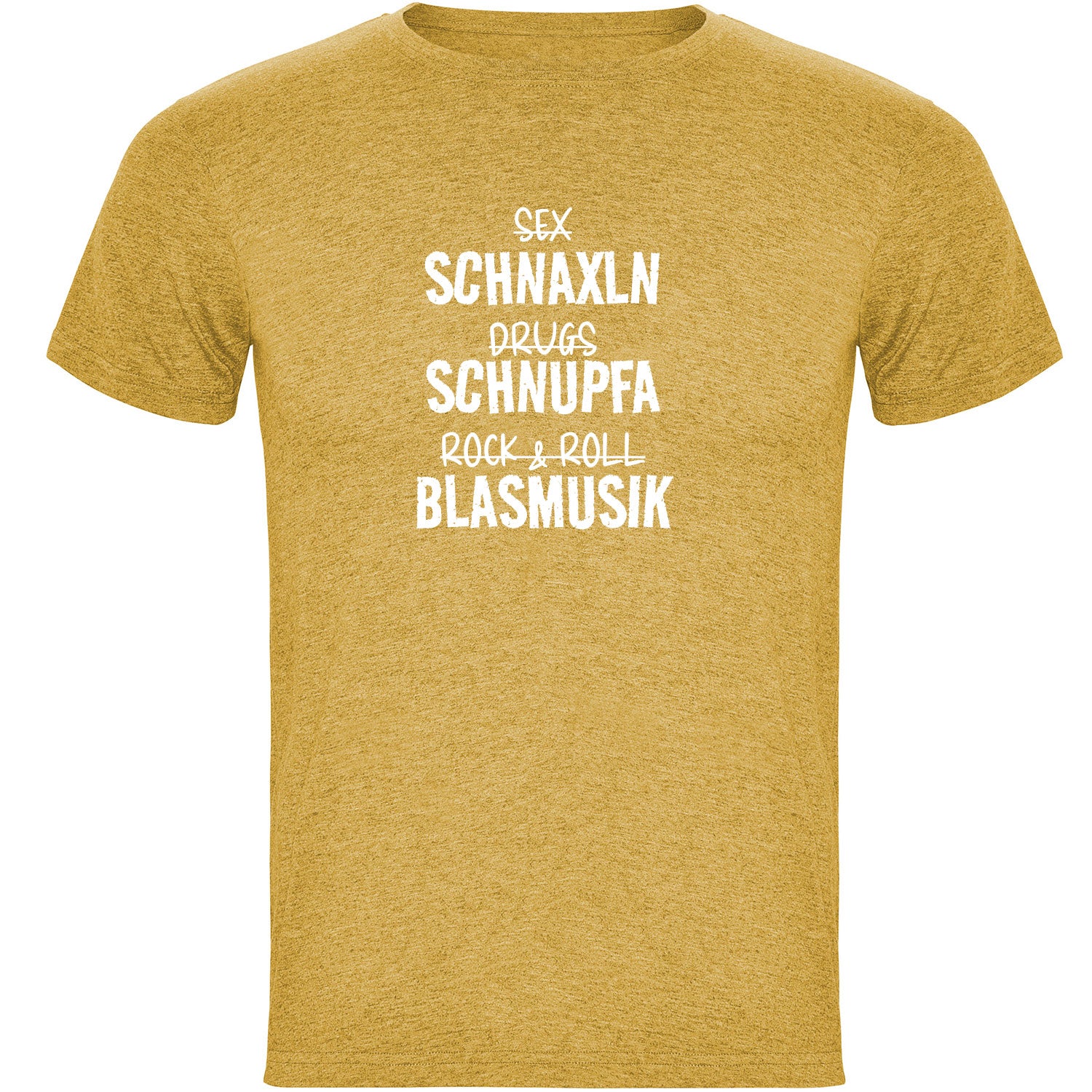 Schnaxln Schnupfa Blasmusik Herren T-shirt - Datschi Trachten