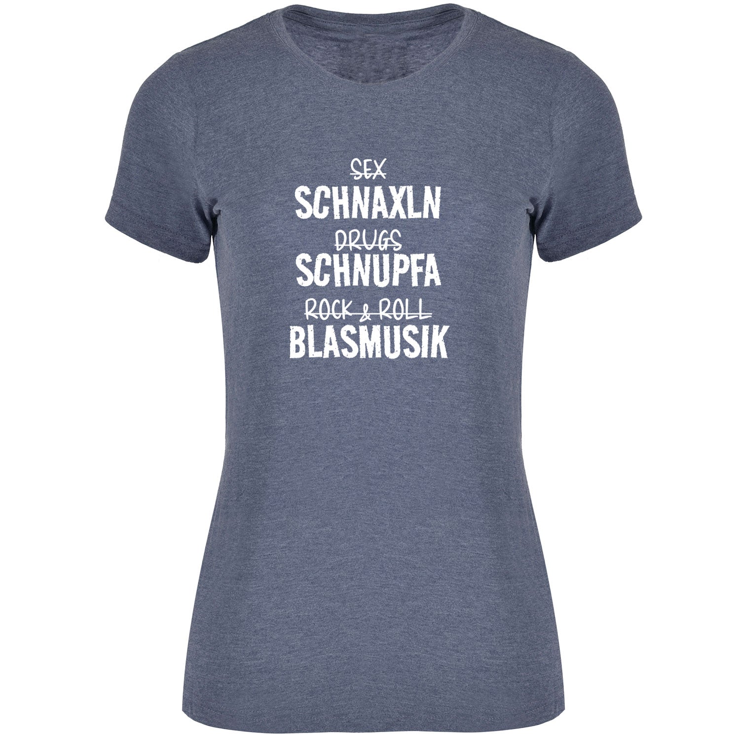 Schnaxln Schnupfa Blasmusik Damen Tshirt - Datschi Trachten