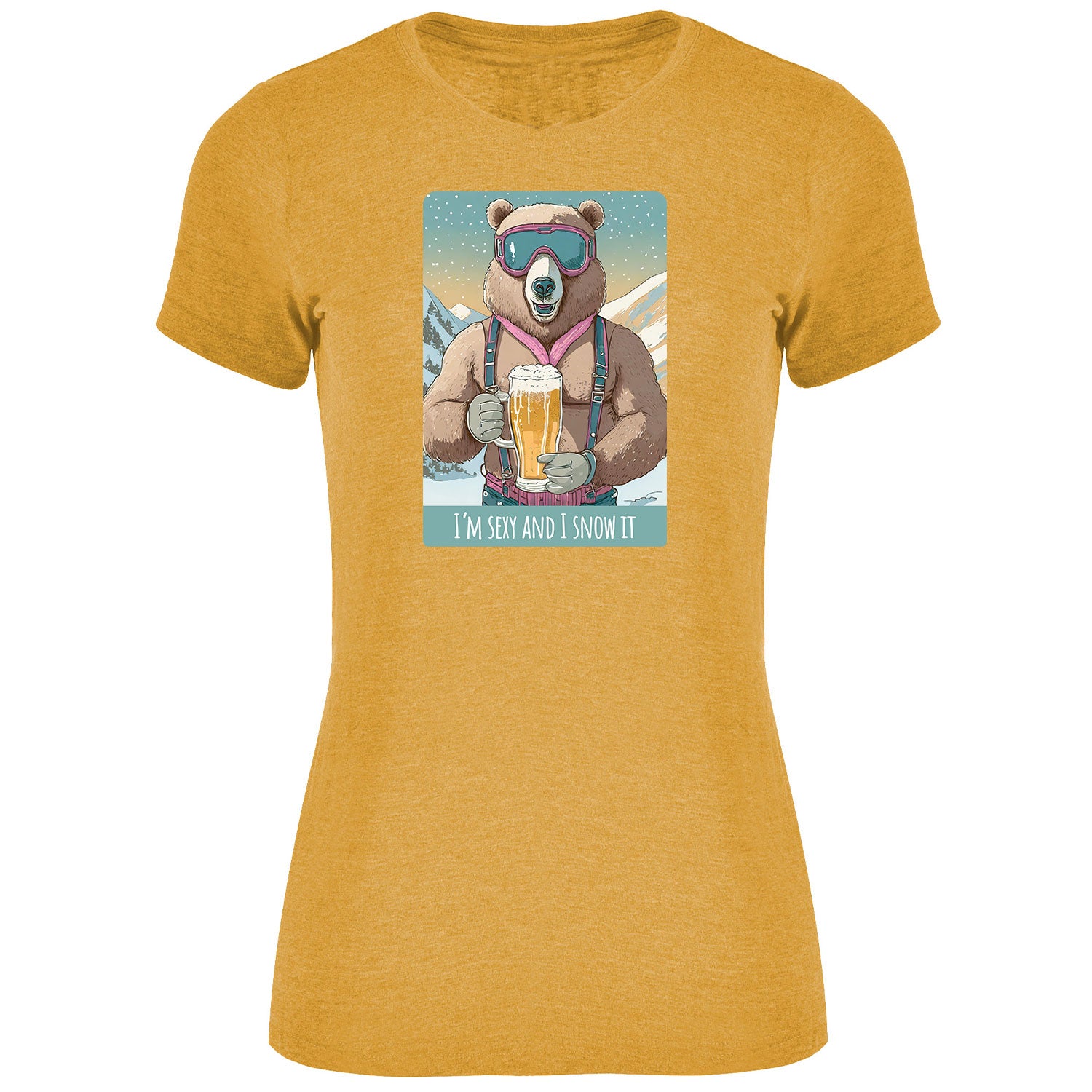 I´m sexy and I snow it Damen Tshirt - Datschi Trachten