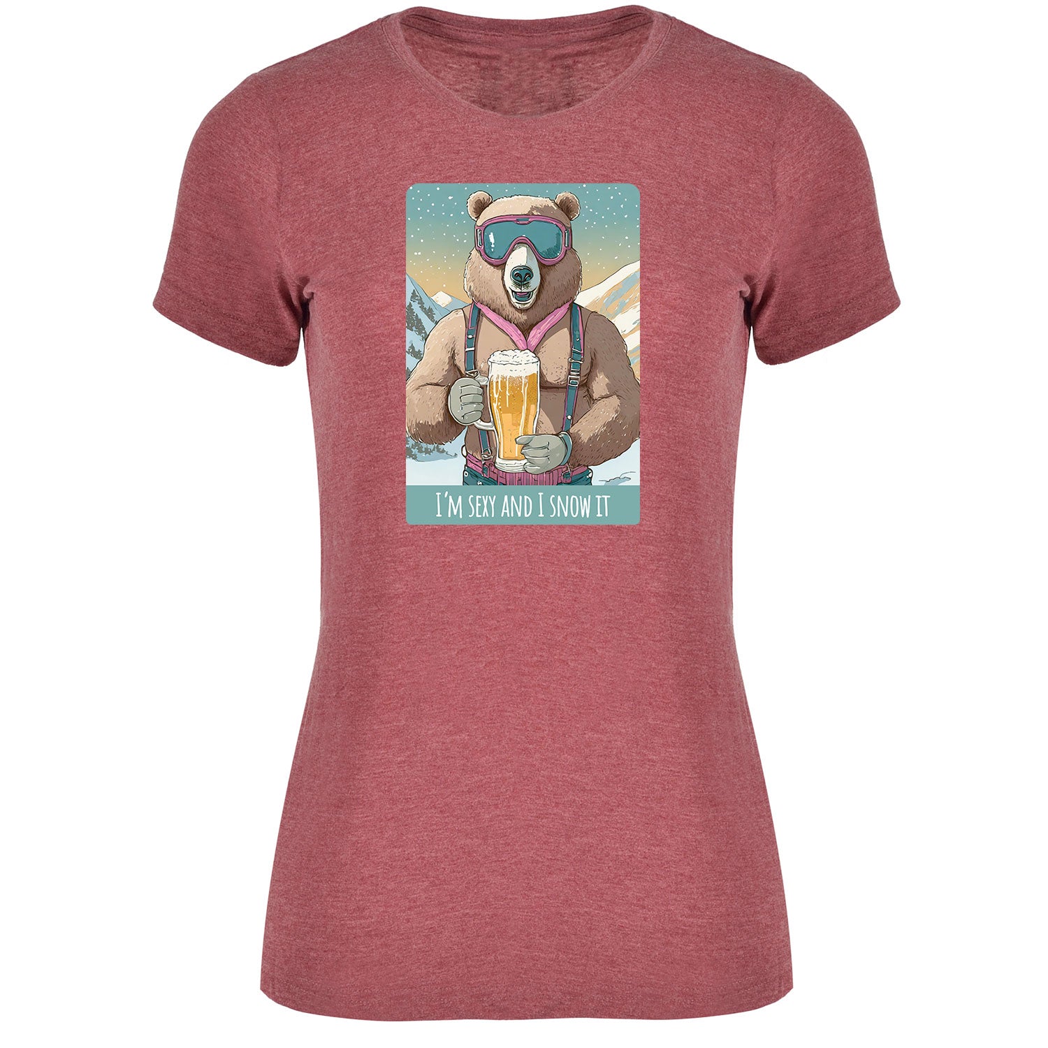 I´m sexy and I snow it Damen Tshirt - Datschi Trachten