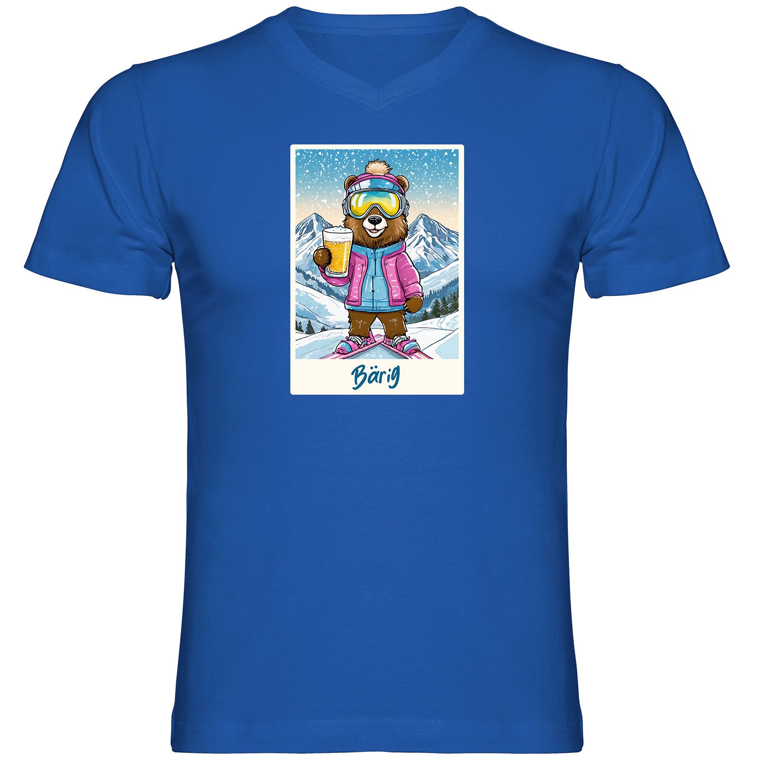 Bärig Herren Tshirt V-Ausschnitt - Datschi Trachten