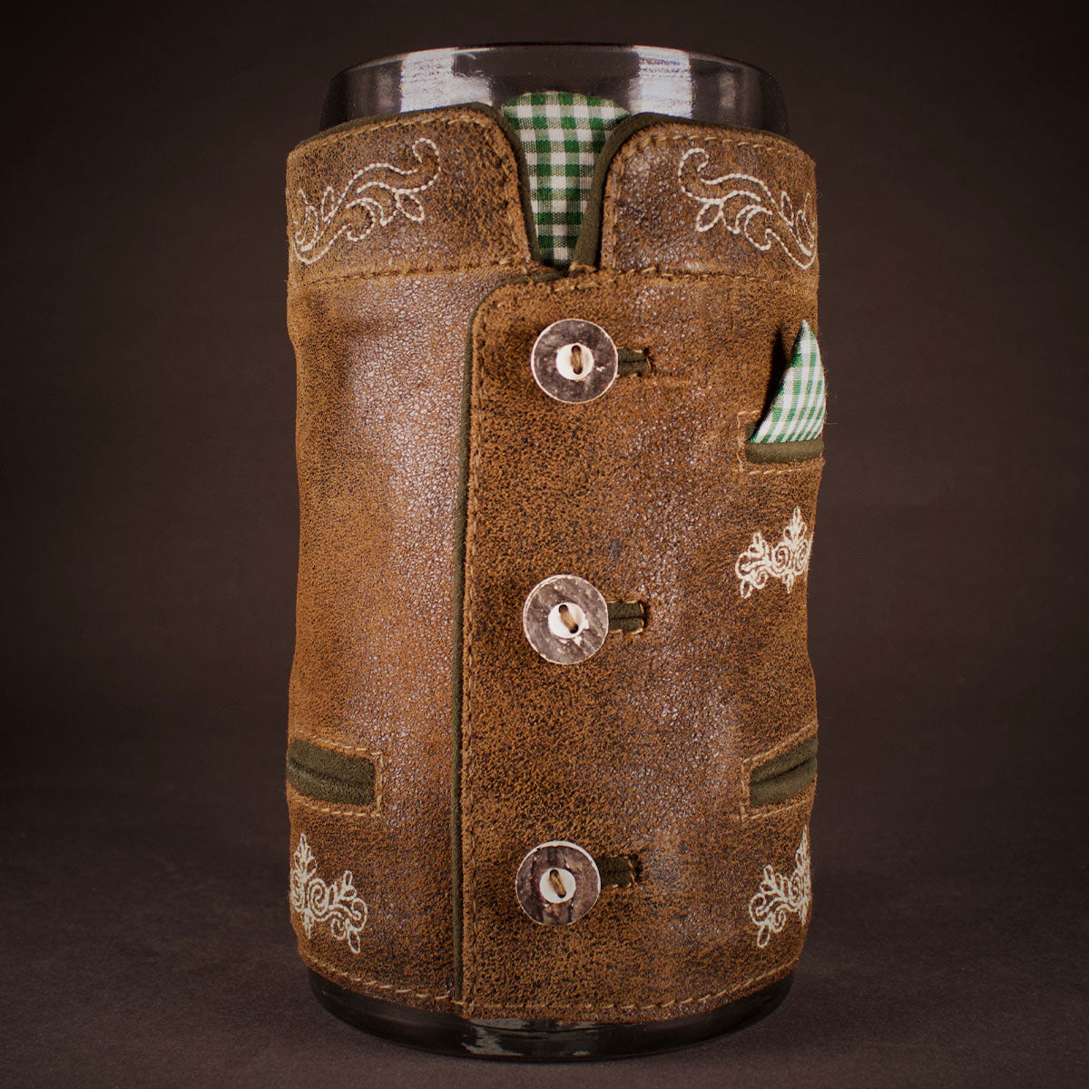 Maßkrug Trachtenweste Grün - Datschi Trachten