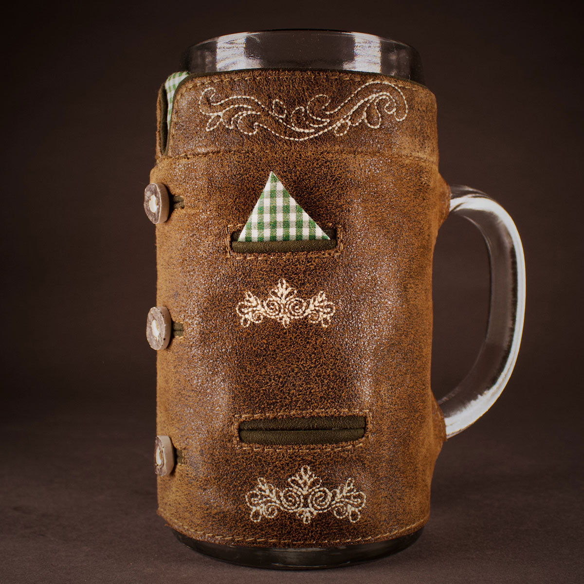 Maßkrug Trachtenweste Grün - Datschi Trachten