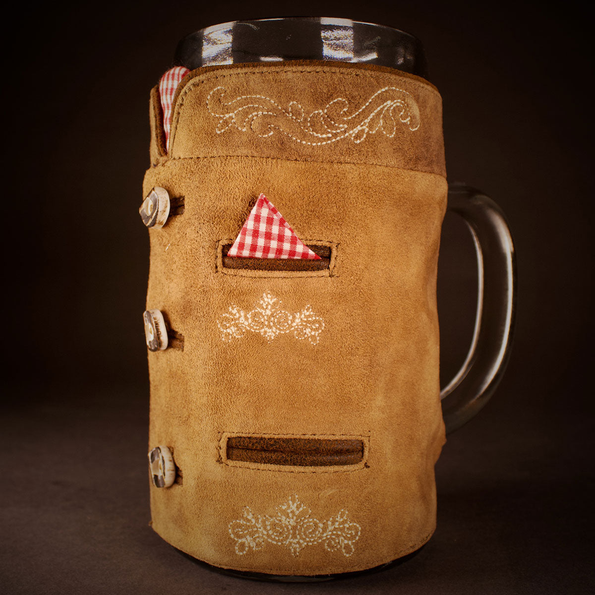 Maßkrug Trachtenweste Rot - Datschi Trachten