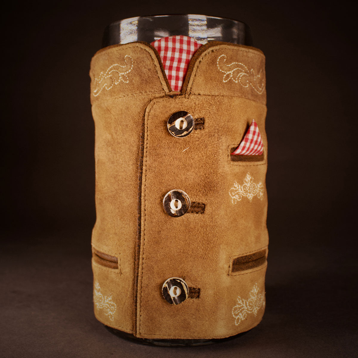 Maßkrug Trachtenweste Rot - Datschi Trachten