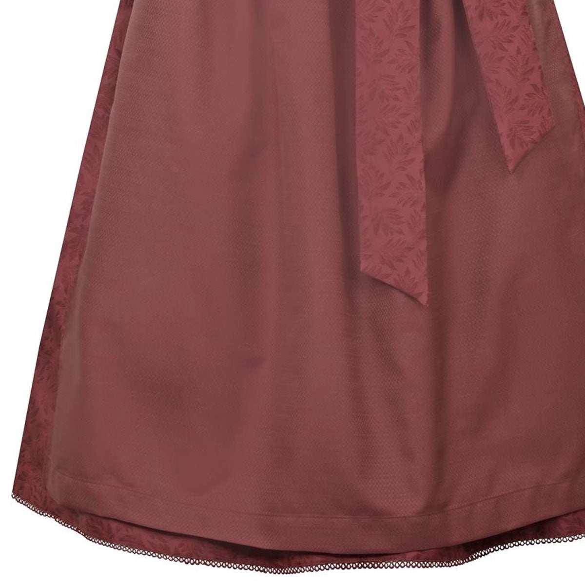 MarJo Dirndl Aislingen Bordeaux Rot Samt 65cm - Datschi Trachten