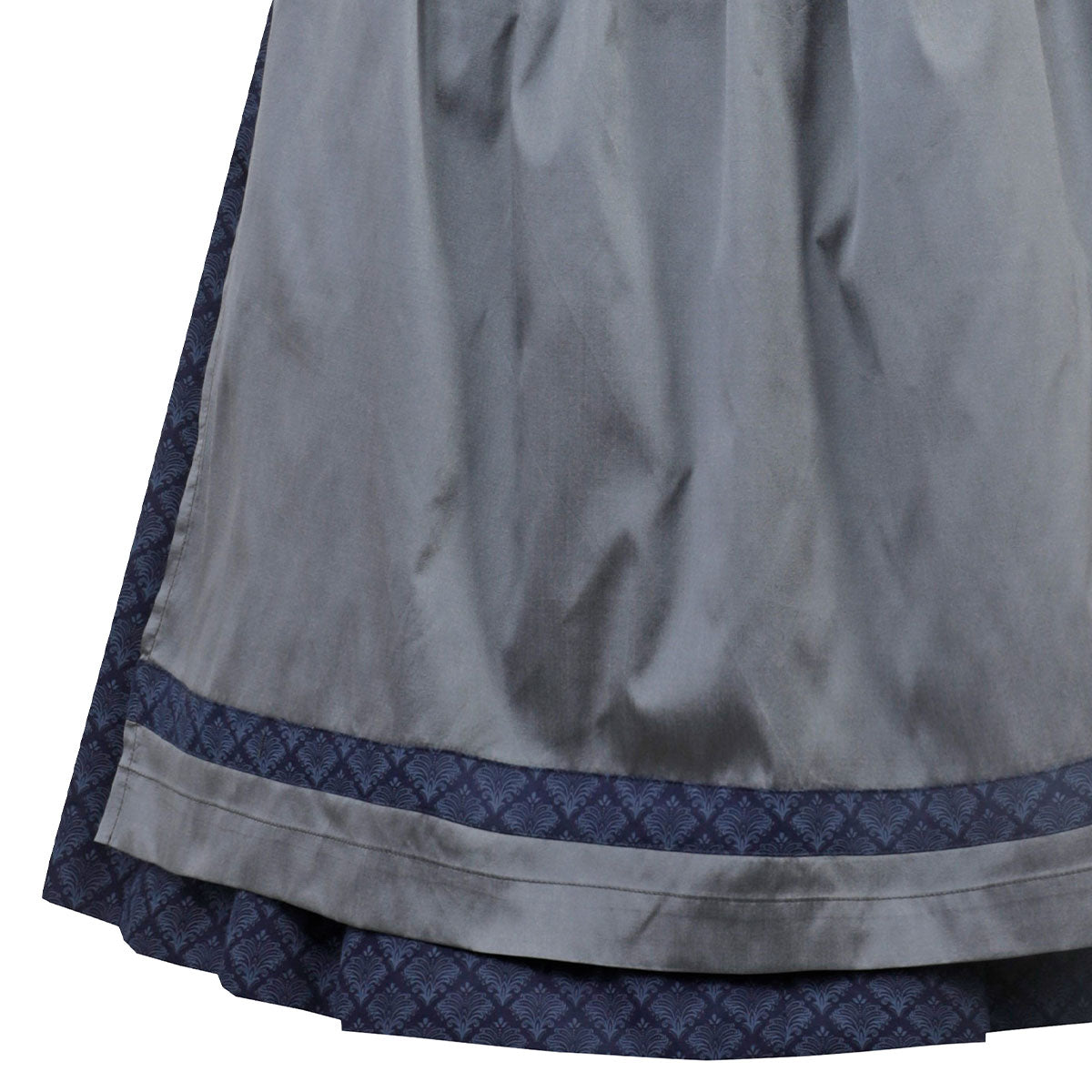MarJo Dirndl Amorbach Nachblau Samt 65cm - Datschi Trachten
