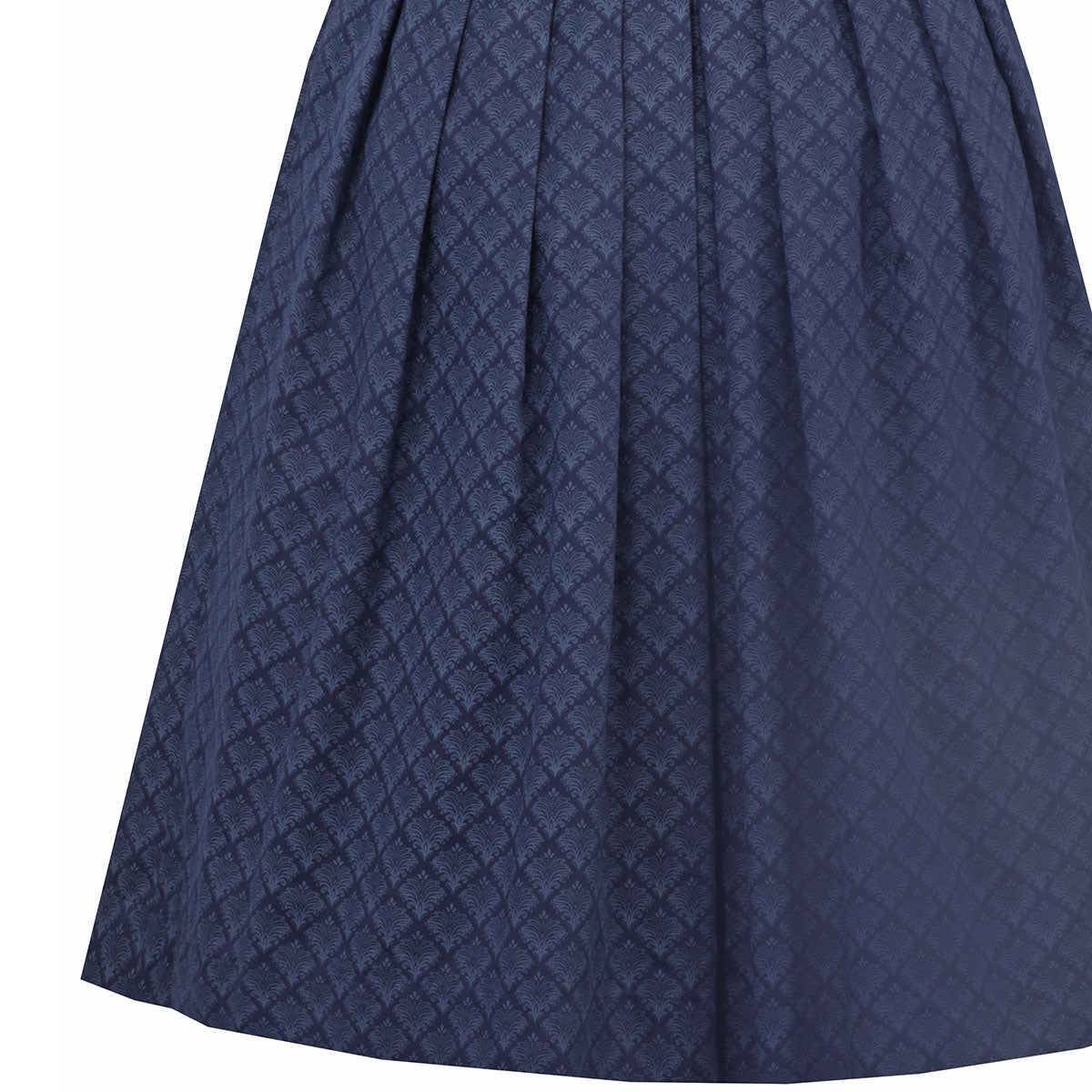 MarJo Dirndl Amorbach Nachblau Samt 65cm - Datschi Trachten