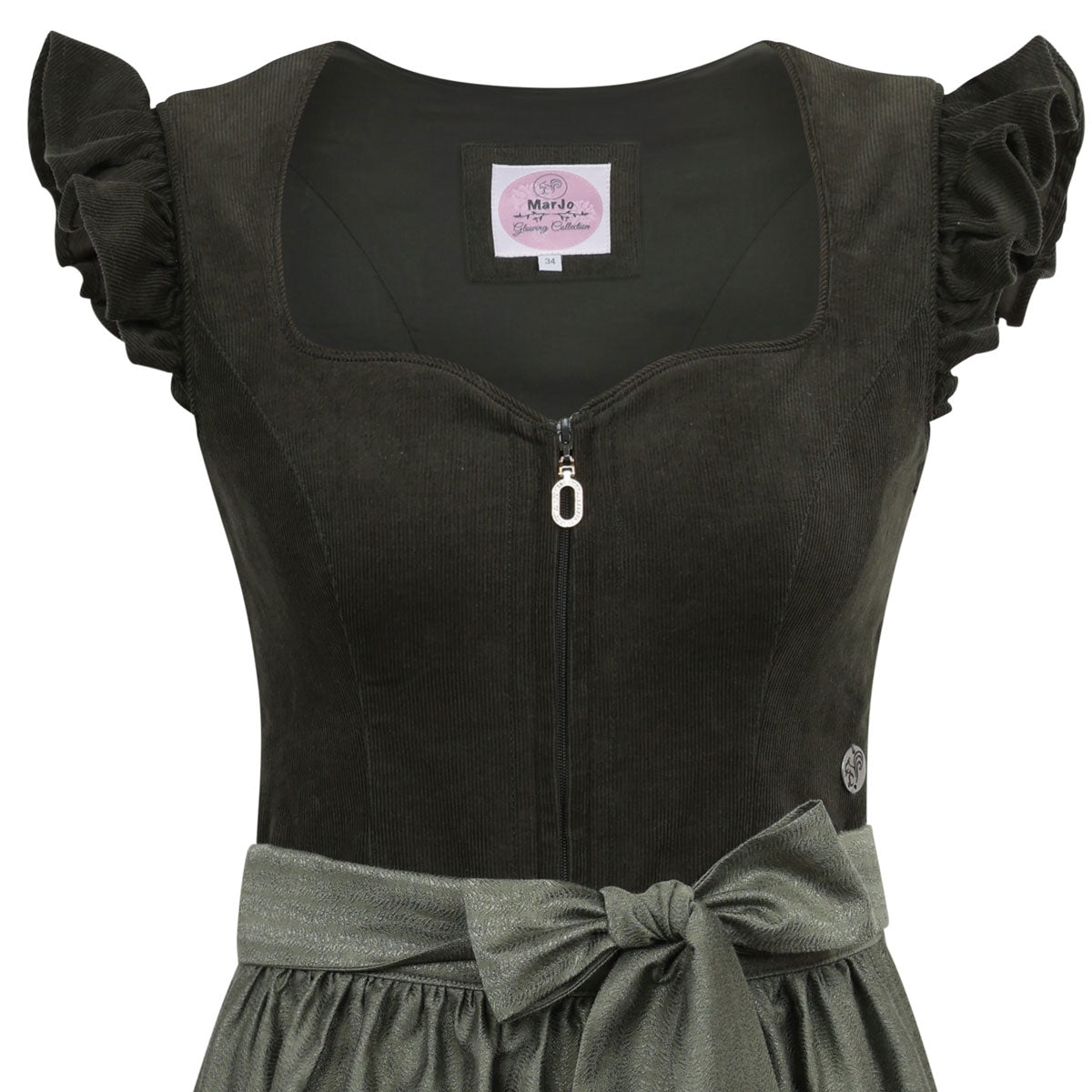 MarJo Dirndl Ansfelden Tanne Flügelarm 70cm - Datschi Trachten