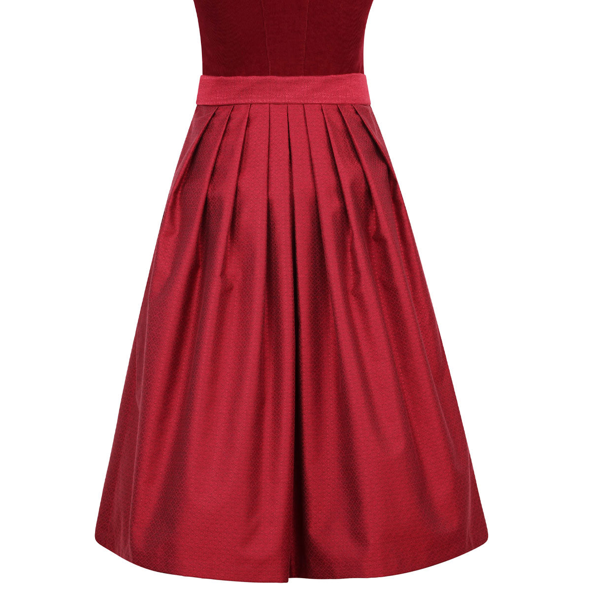 MarJo Dirndl Ansfelden Wine Flügelarm 70cm - Datschi Trachten