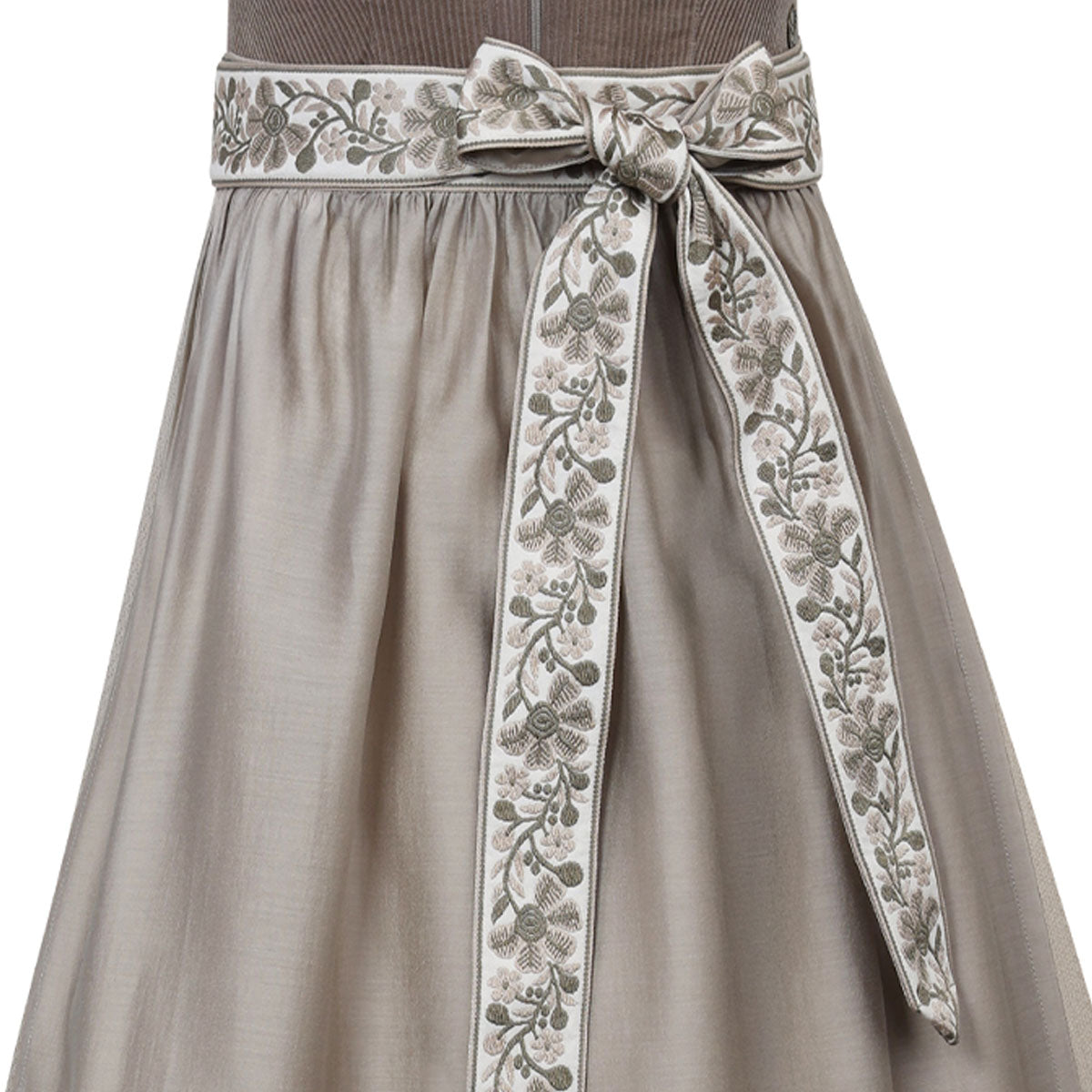 MarJo Dirndl Freudensee Karibu Gerader Ausschnitt Cord 70cm