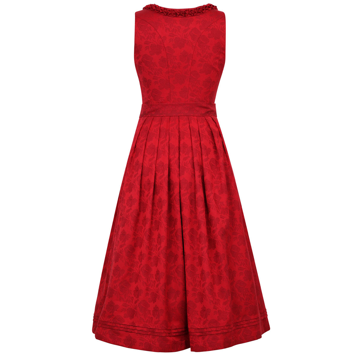 MarJo Dirndl Hochleiten Chili Gerader Ausschnitt 75cm