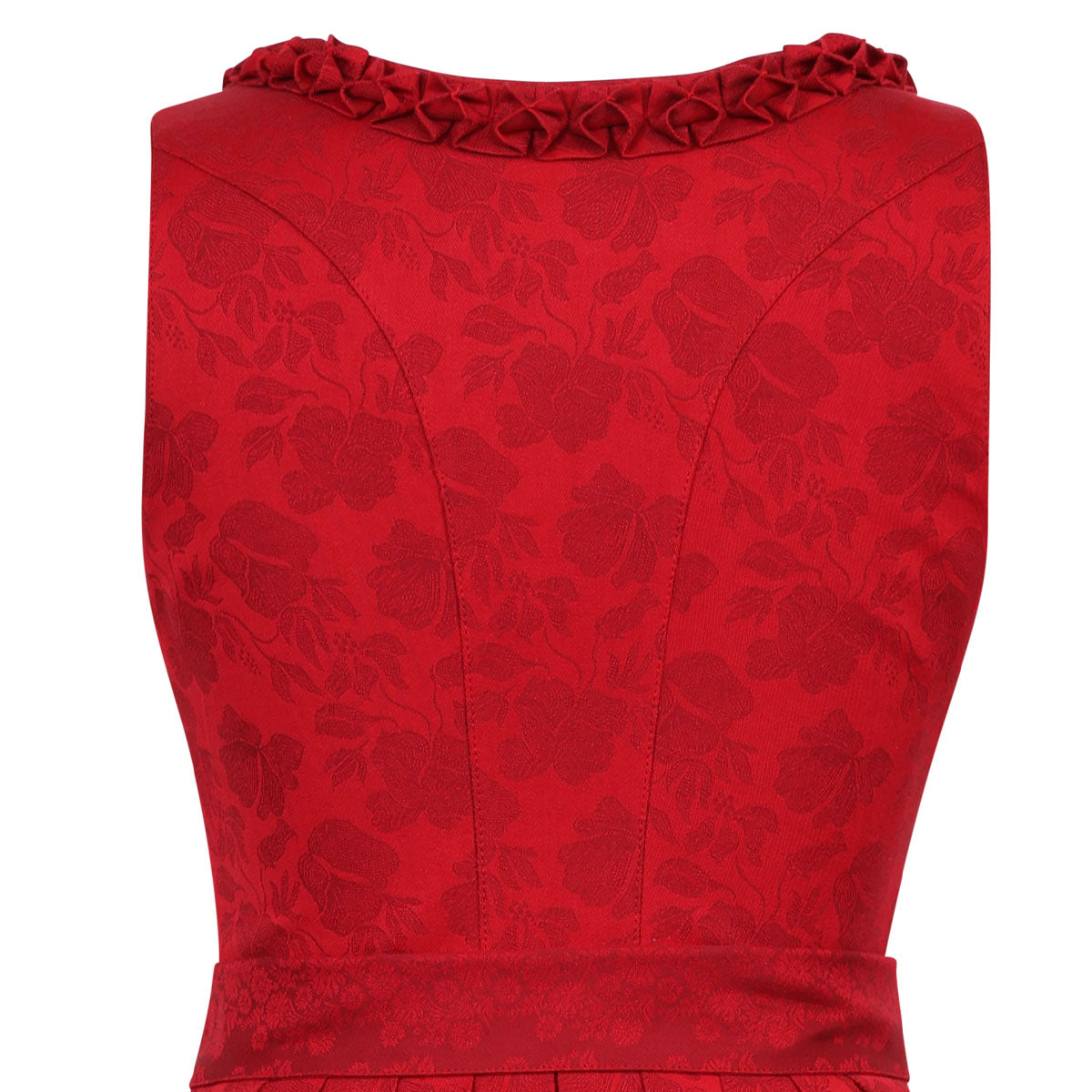 MarJo Dirndl Hochleiten Chili Gerader Ausschnitt 75cm