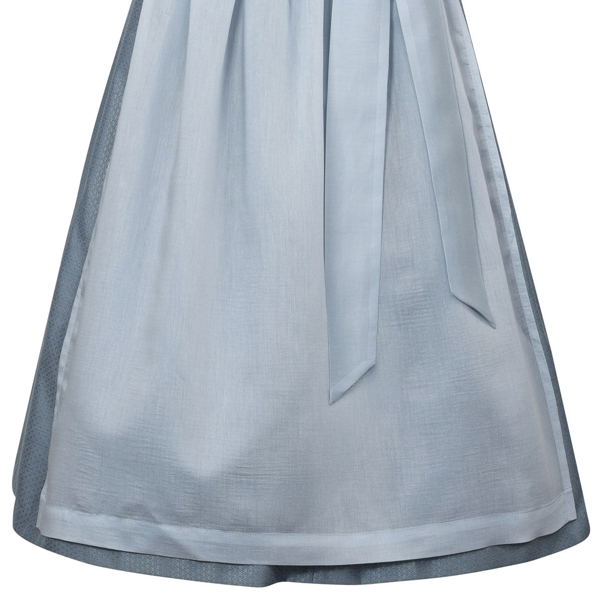 MarJo Dirndl Hochwinkel Hellblau Abnehmbare Flügelarme 70cm