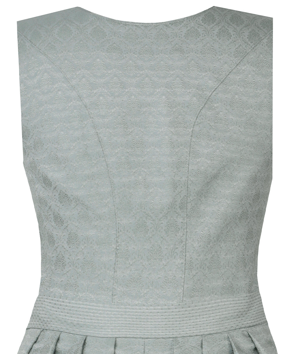 MarJo Dirndl Medlingen Gletscher/Mint Gerader Ausschnitt 70cm - Datschi Trachten