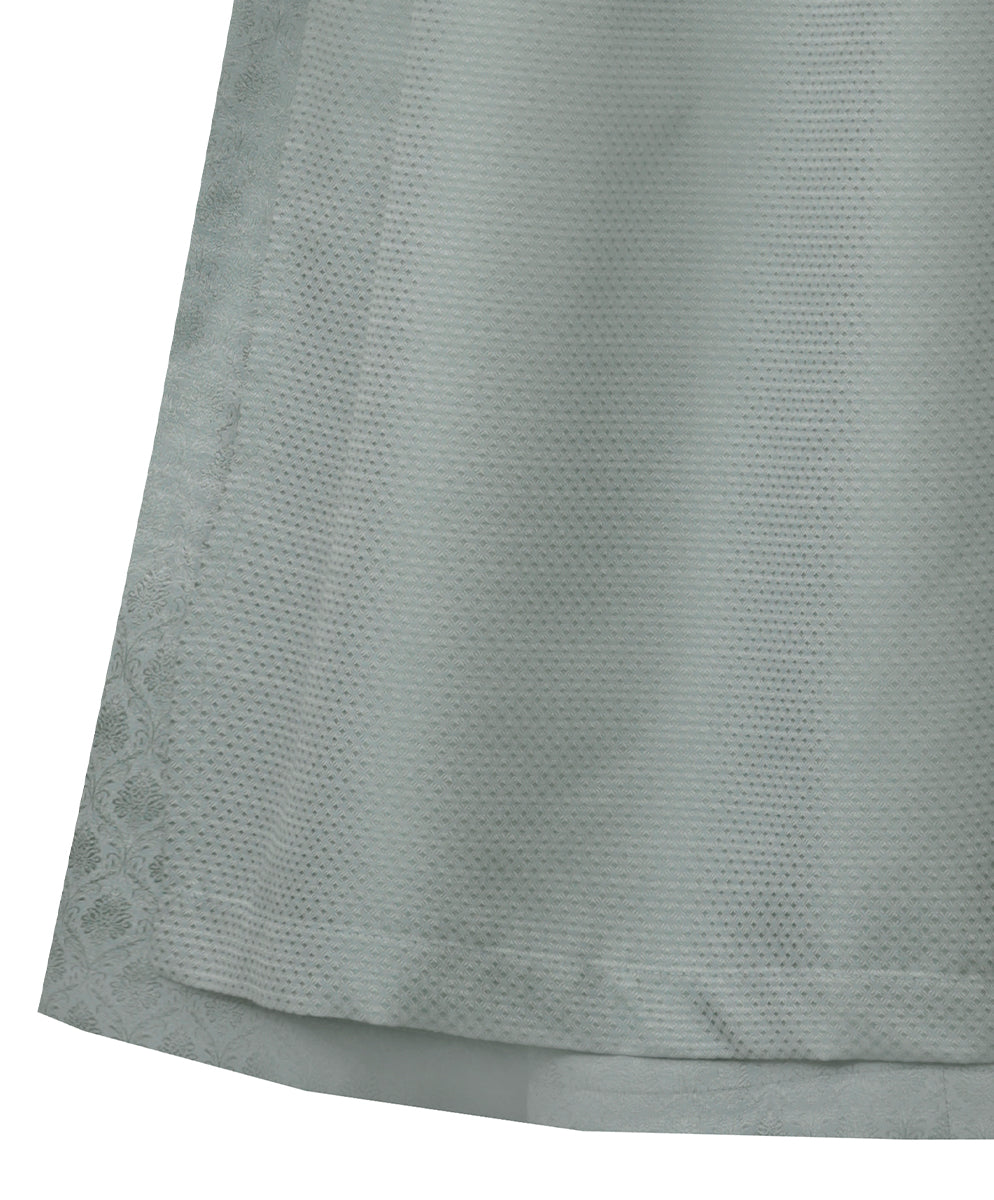 MarJo Dirndl Medlingen Gletscher/Mint Gerader Ausschnitt 70cm - Datschi Trachten