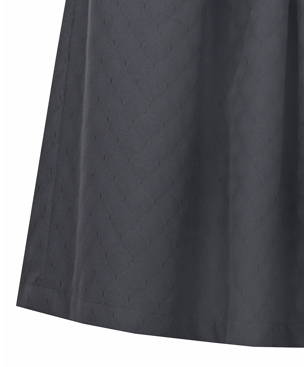 MarJo Dirndl Otterfing Asphalt Schwarz Gerader Ausschnitt 70cm - Datschi Trachten