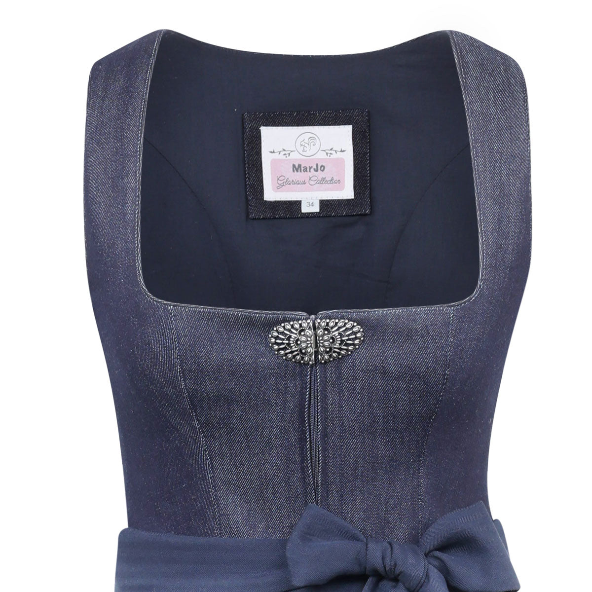 MarJo Dirndl Spitzenberg Midnight Reißverschluss 70cm