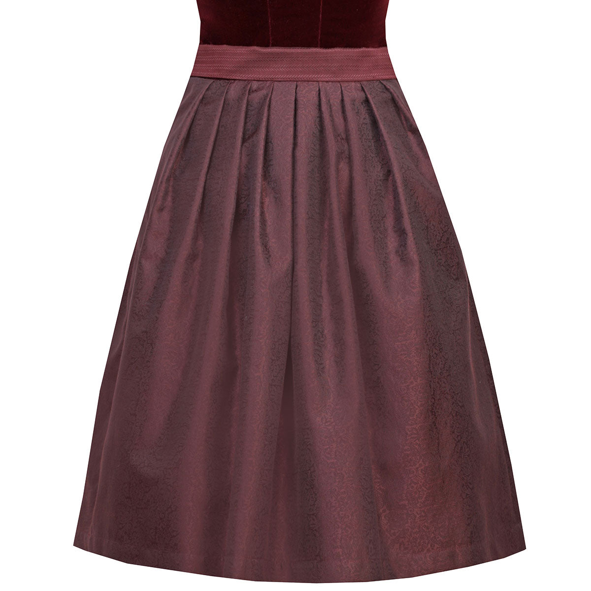 MarJo Dirndl Susi Weinrot/Bordeaux 65cm - Datschi Trachten