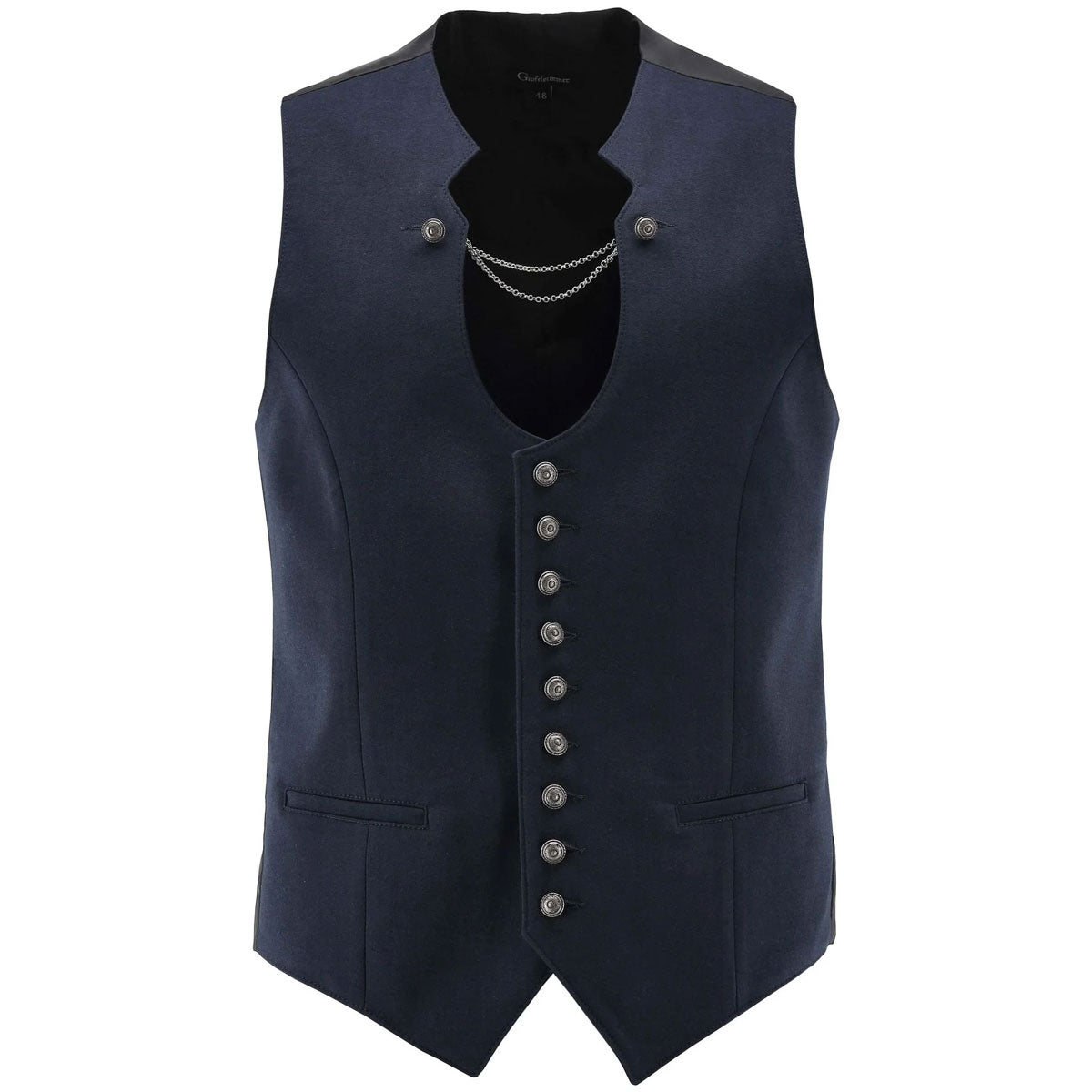 Gipfelstürmer Trachtenweste Miesbach Petrol Blau - Datschi Trachten