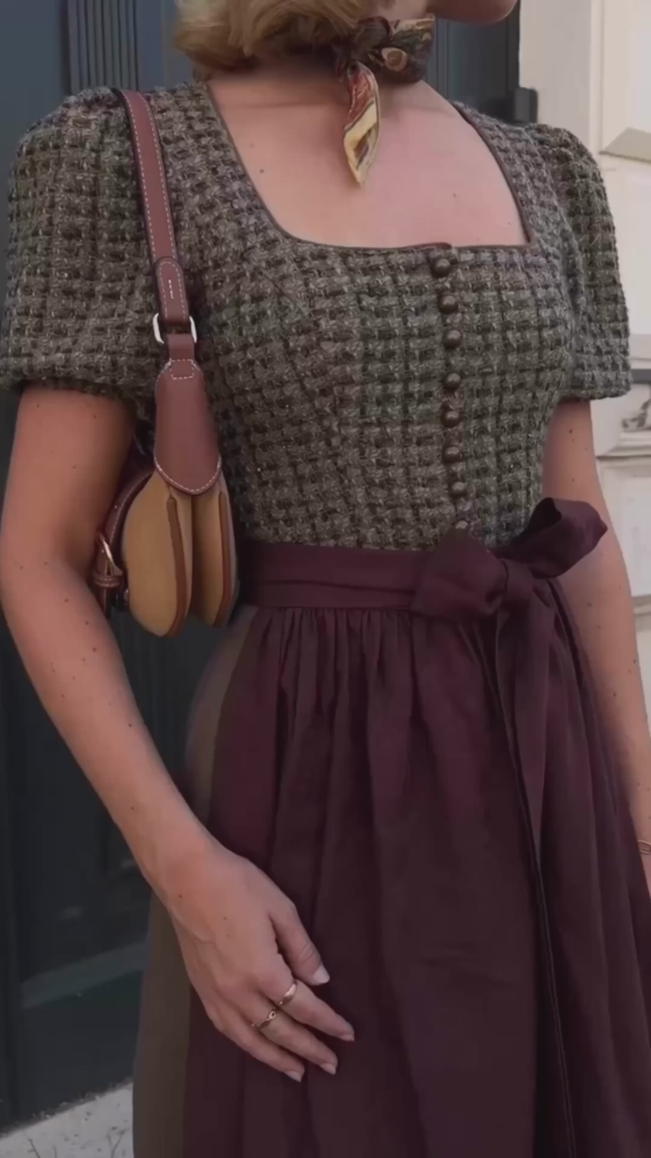 Dirndl von Verena Prechtl designed und mit Marjo Trachten hergestellt