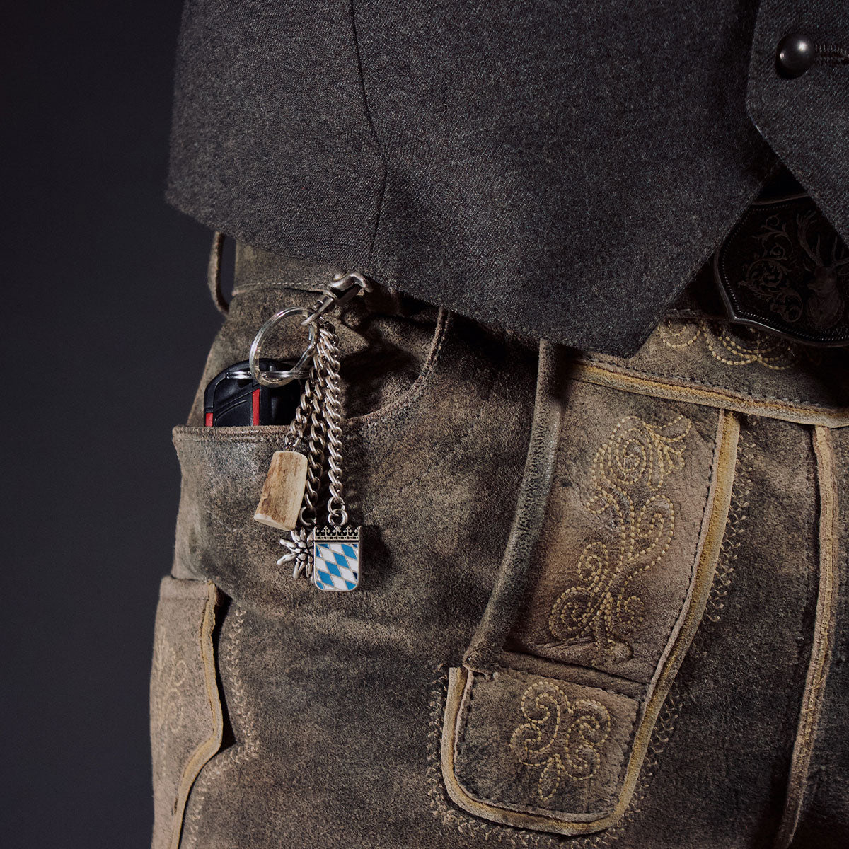 Datschi Trachten Charivari Schlüsselanhänger - Datschi Trachten