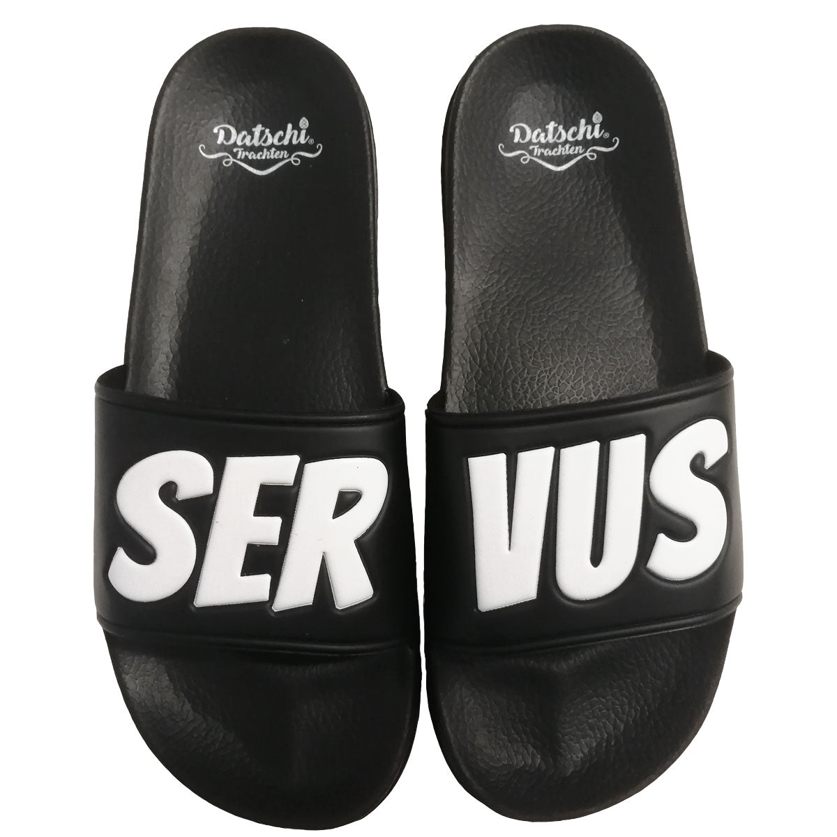 Servus Badelatschen Schwarz