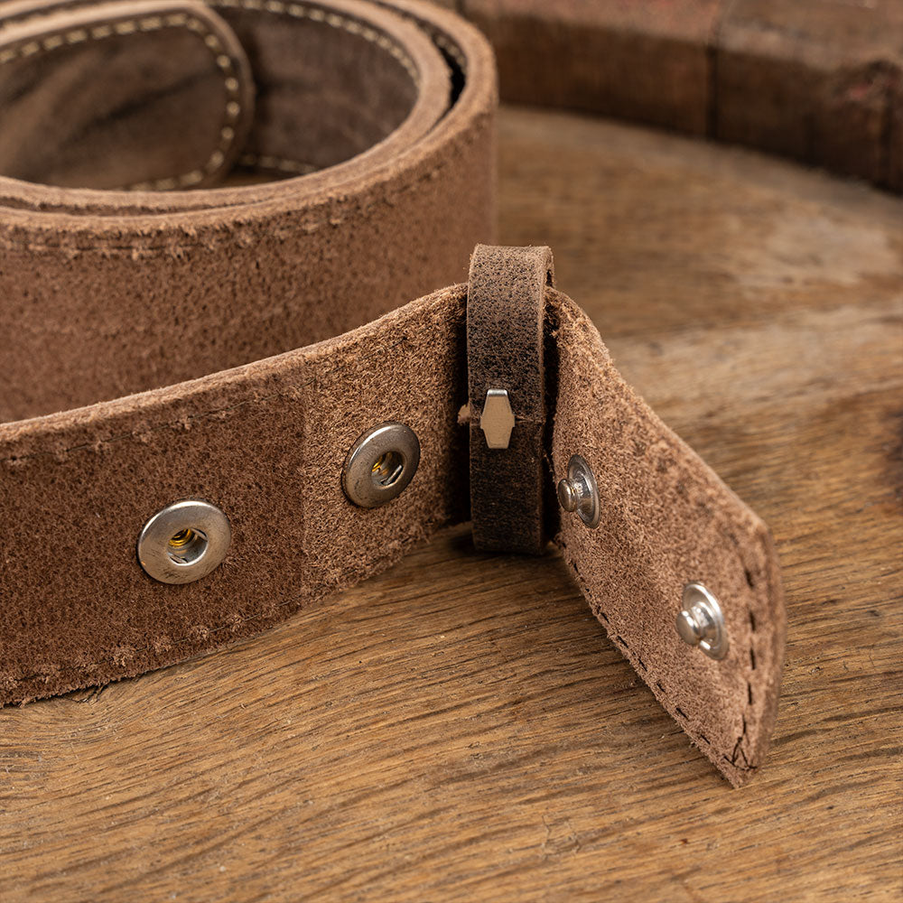 Trachtengürtel Seppl Leder ohne Schließe - Datschi Trachten