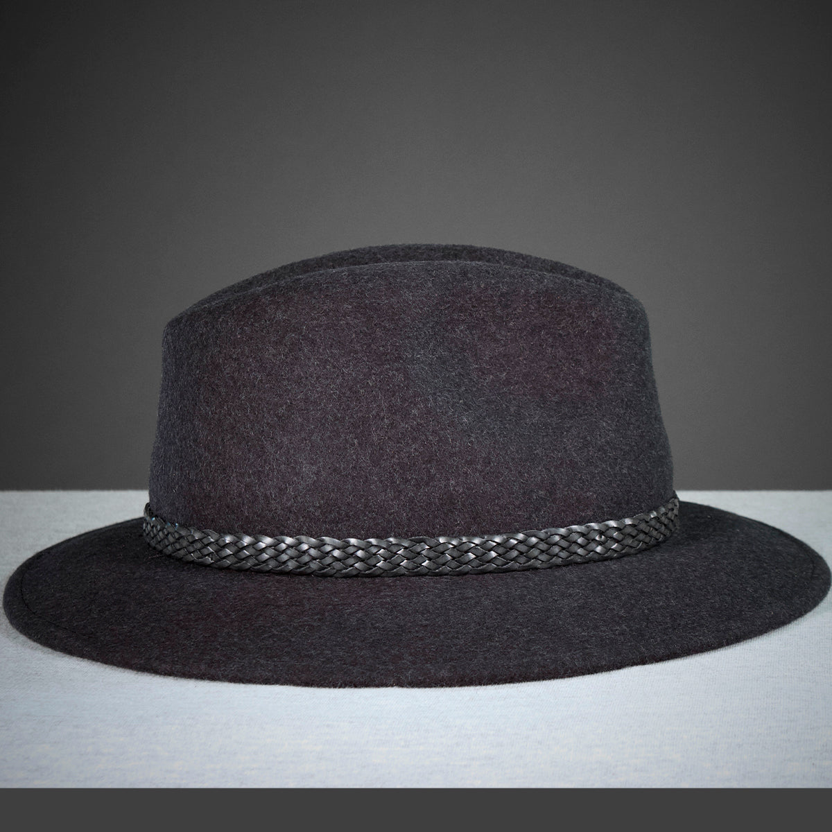 Trachtenhut Wolle Rollhut Anthrazit - Datschi Trachten