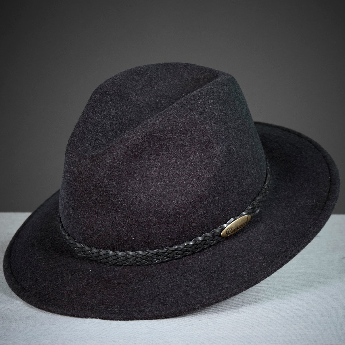 Trachtenhut Wolle Rollhut Anthrazit - Datschi Trachten