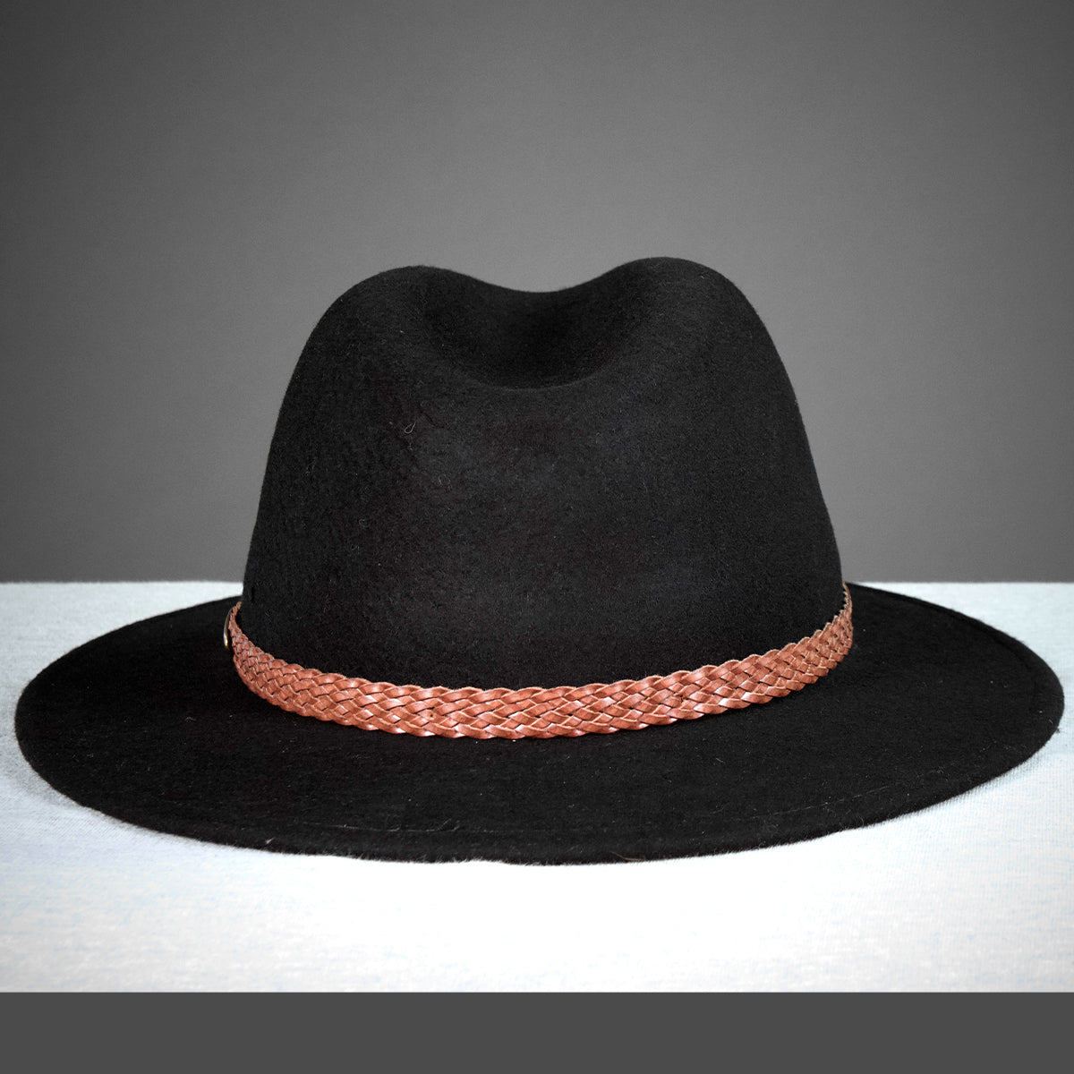 Trachtenhut Schwarz Wolle Rollbar - Datschi Trachten