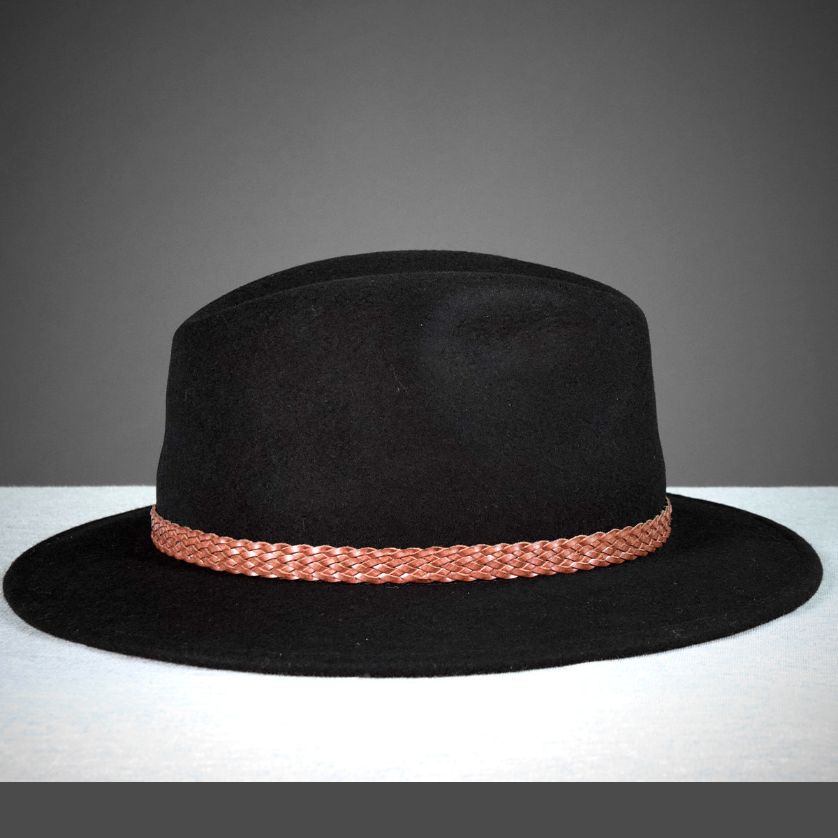 Trachtenhut Schwarz Wolle Rollbar - Datschi Trachten