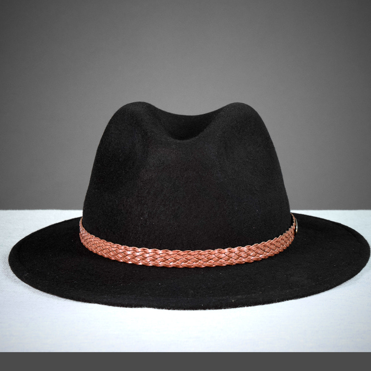 Trachtenhut Schwarz Wolle Rollbar - Datschi Trachten