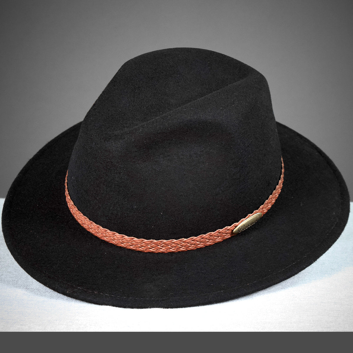 Trachtenhut Schwarz Wolle Rollbar - Datschi Trachten