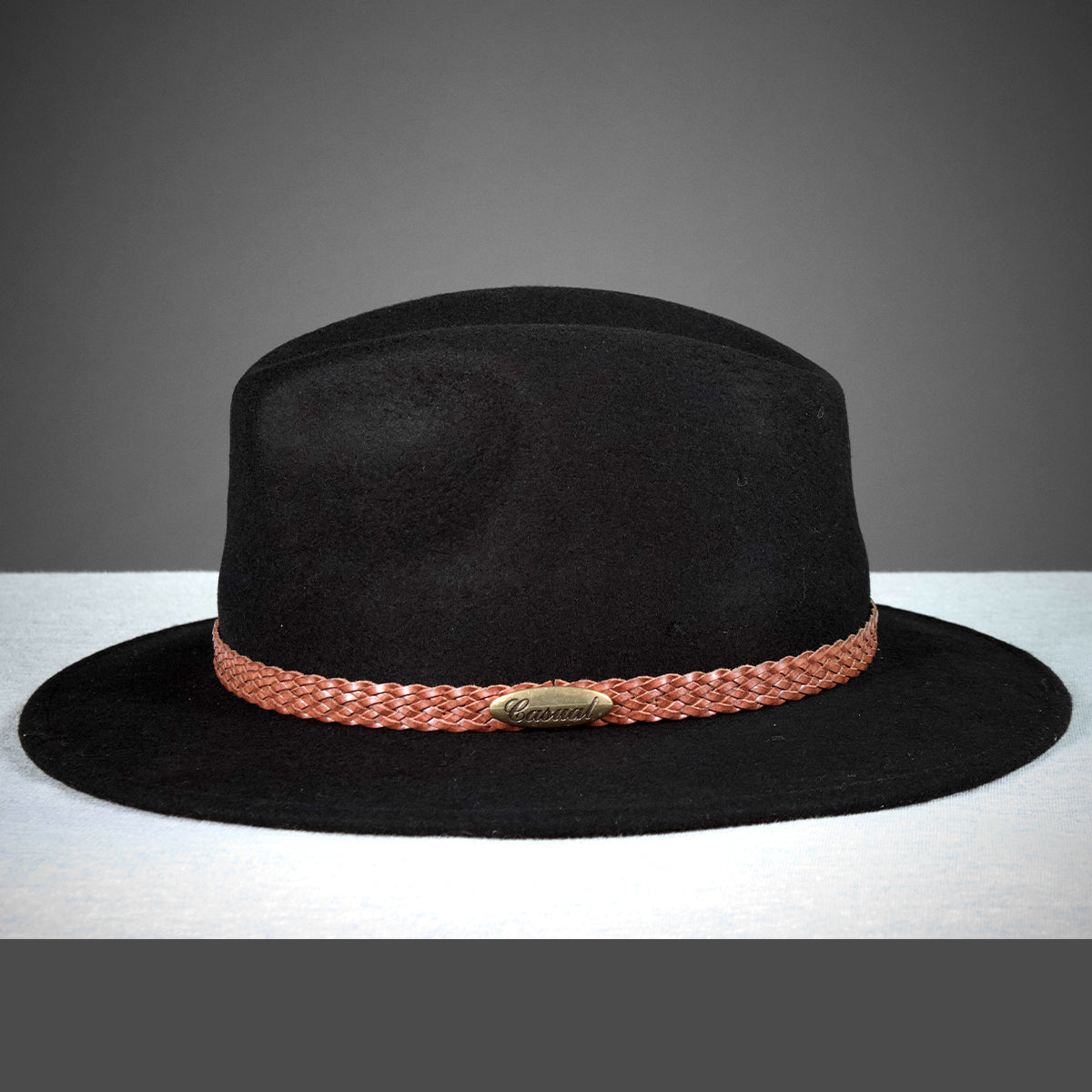 Trachtenhut Schwarz Wolle Rollbar - Datschi Trachten