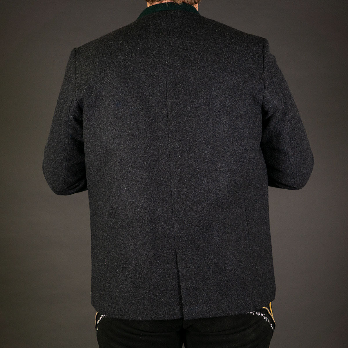 Datschi Trachten Janker Resi Anthrazit Grün - Datschi Trachten